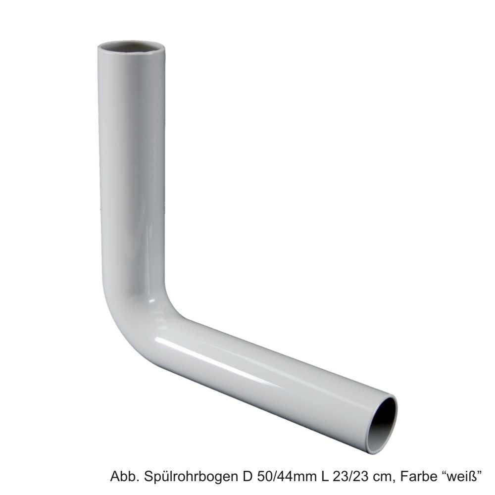 Unterputz-Spülkasten Spülrohrbogen D 50/44mm L 39/35 cm, weiß