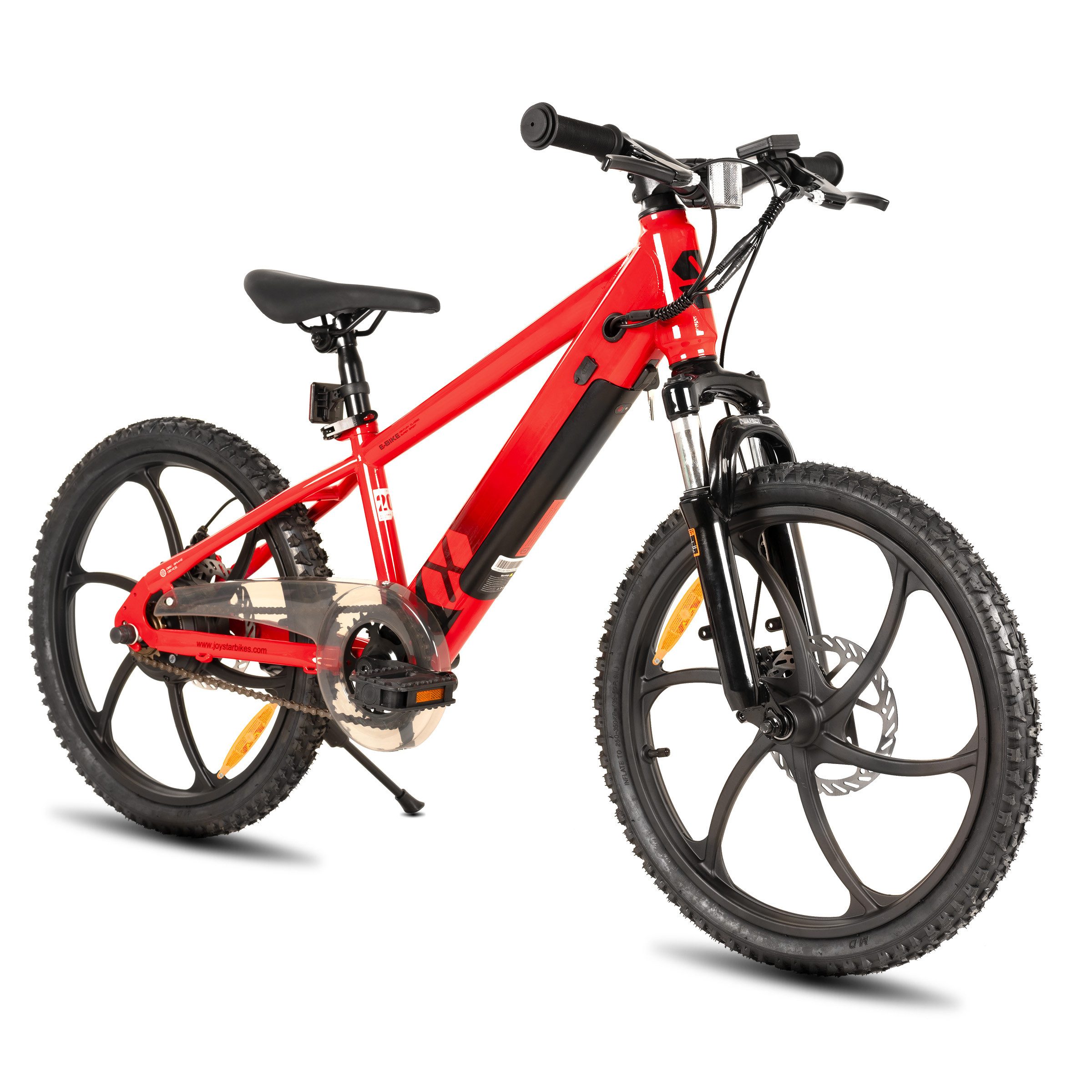 HILAND E-Bike E-Mountainbike 20 Zoll 24V 250W, Einheitsreifen & entnehmbarer Akku, Heckmotor, 124,8 Wh