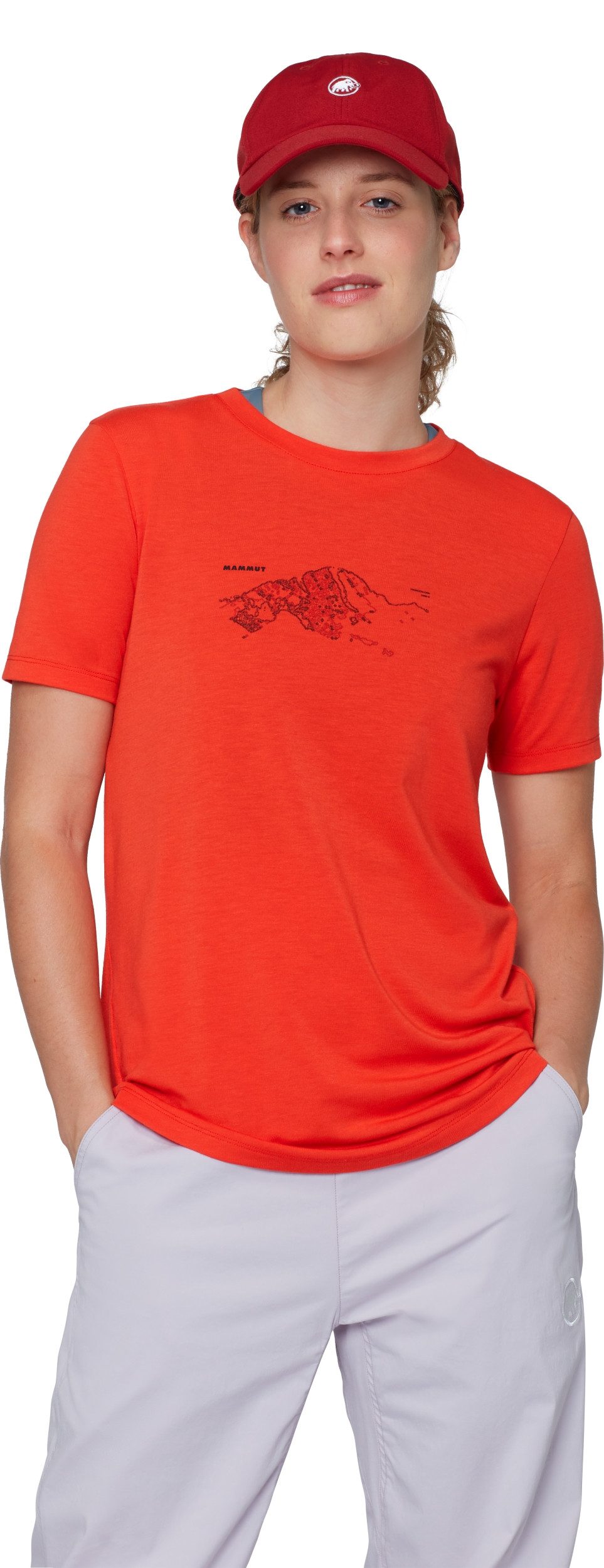 Mammut T-Shirt Mountain T-Shirt Women Fruendenhorn MAMMUT RED