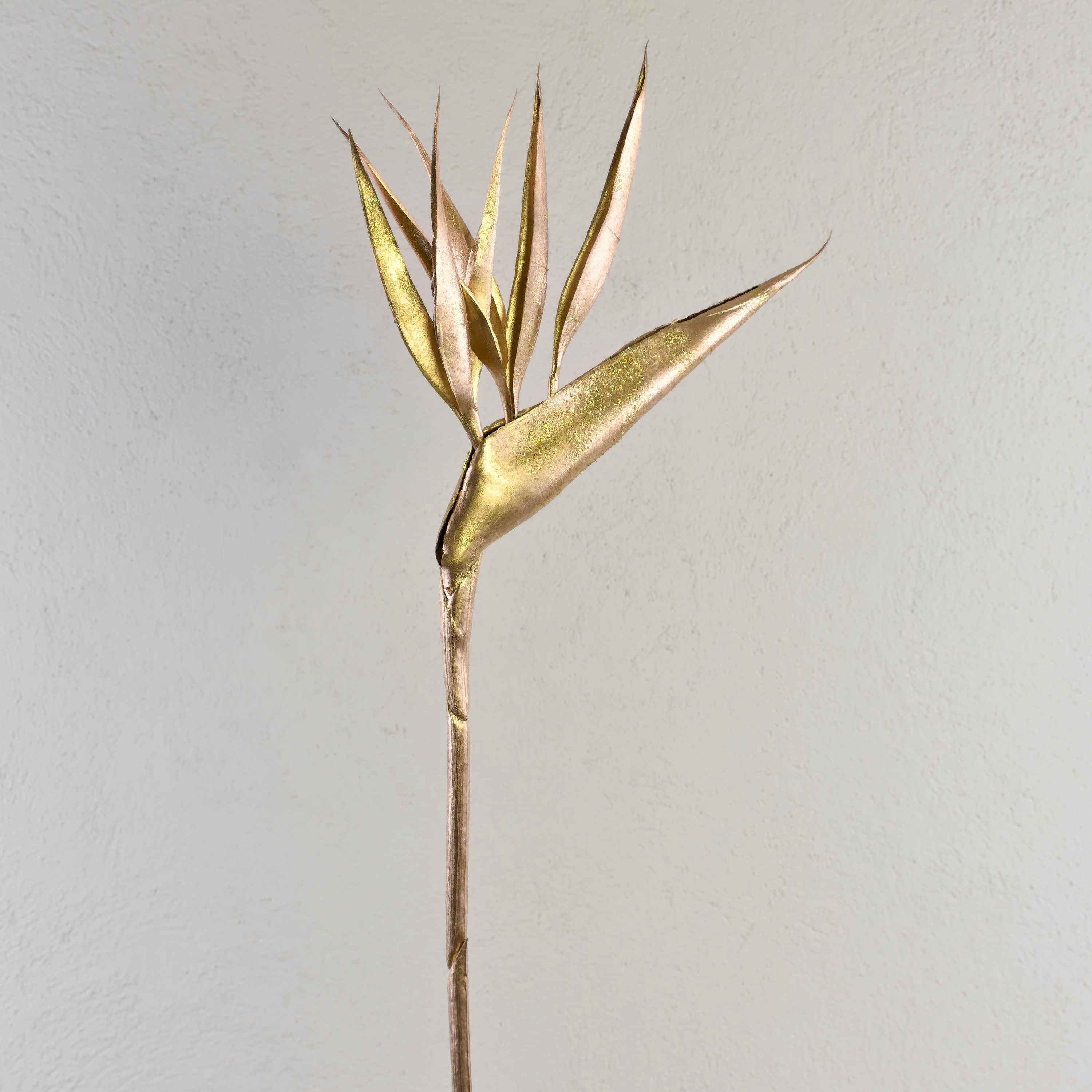 Kunstblume Deko Paradiesvogelblume BALTZE, Gold, 80cm Strelitzie, artplants, Höhe 80.0 cm