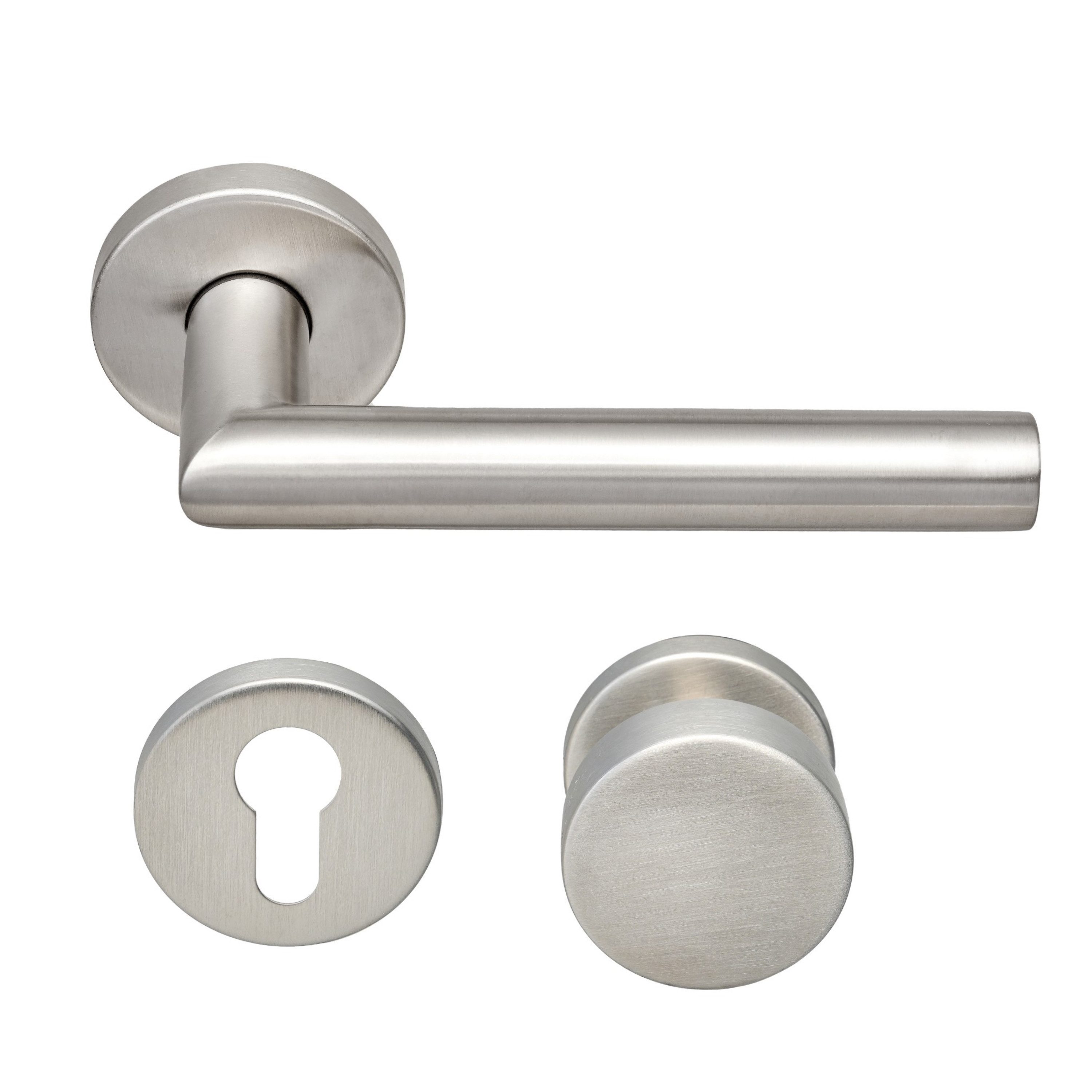 MeinTürgriff Drückergarnitur Wechselgarnitur Türdrücker Knopf/Griff Edelsta günstig online kaufen