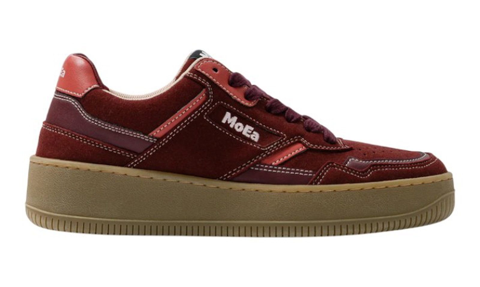 Moea Gen1 - Grapes Suede Pink & Wine - weinrot Sneaker