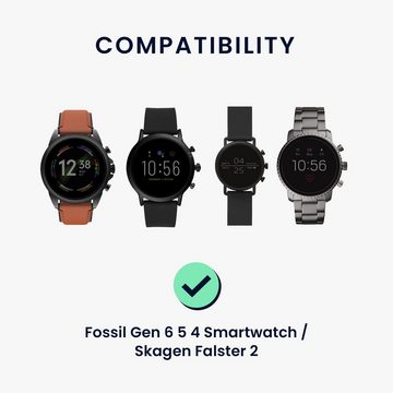 kwmobile USB Ladekabel für Fossil Gen 6 5 4 Smartwatch / Skagen Falster 2 - Elektro-Kabel, USB Lade Kabel für Fossil Gen 6 5 4 Smartwatch / Skagen Falster 2 -