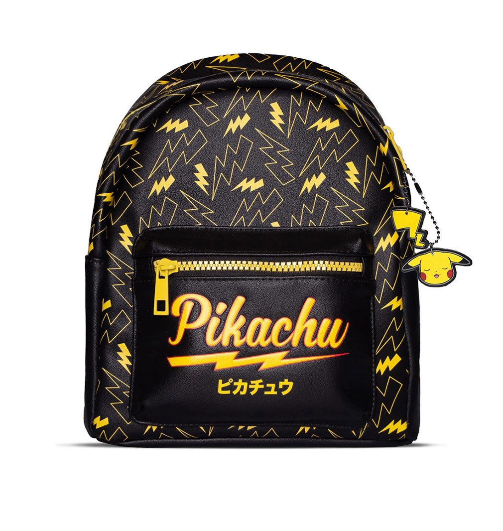 POKÉMON Rucksack Pikachu Bolts, Blitze Blitzmuster Kunstleder