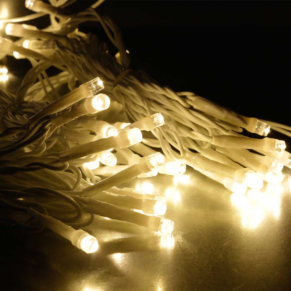 STAR TRADING LED-Lichtervorhang System Decor Lichtervorhang 100 LED warm, 2x1m ws