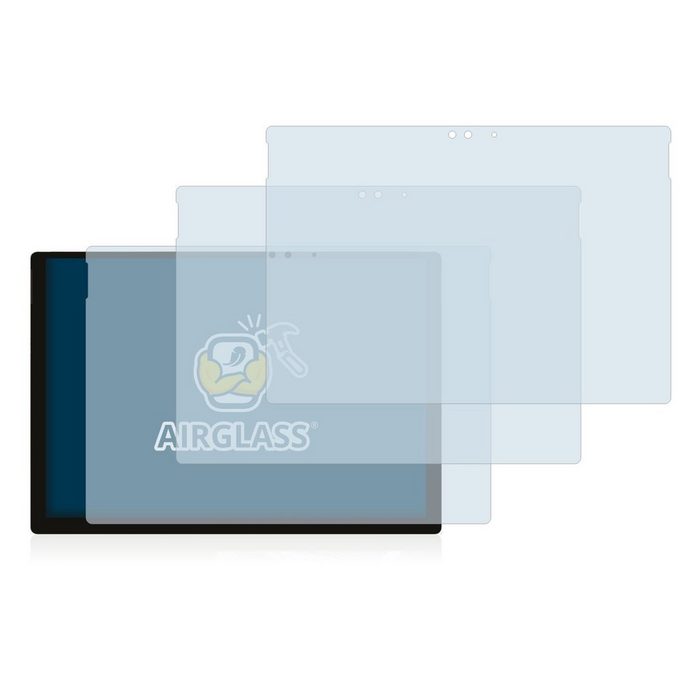 BROTECT flexible Panzerglasfolie für Microsoft Surface Pro 5 2017 Displayschutzglas 3 Stück Schutzglas Glasfolie klar