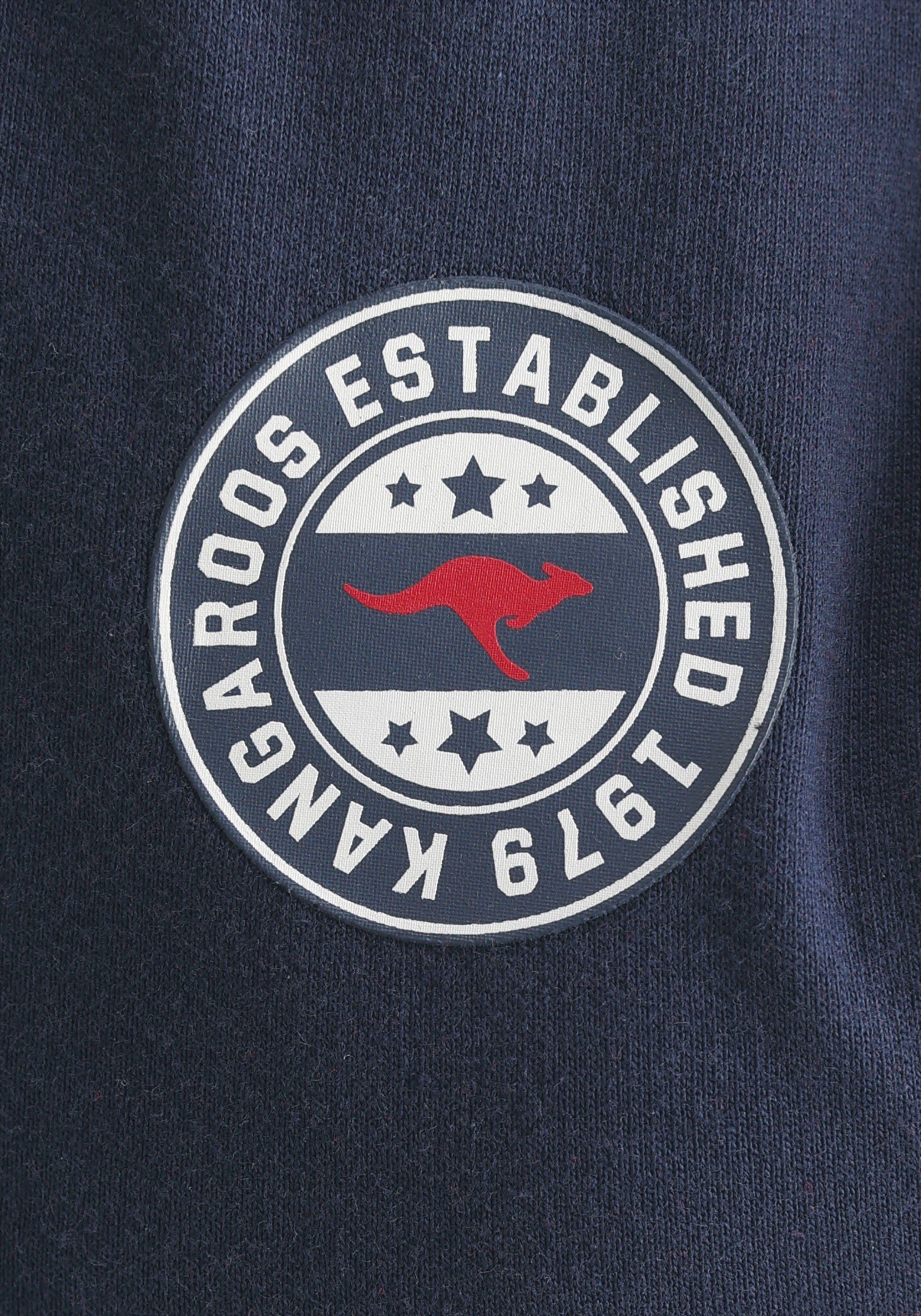 KangaROOS Sweatshorts, Basic Sweatbermudas mit Logo-Druck Modische Kangaroos Drucke