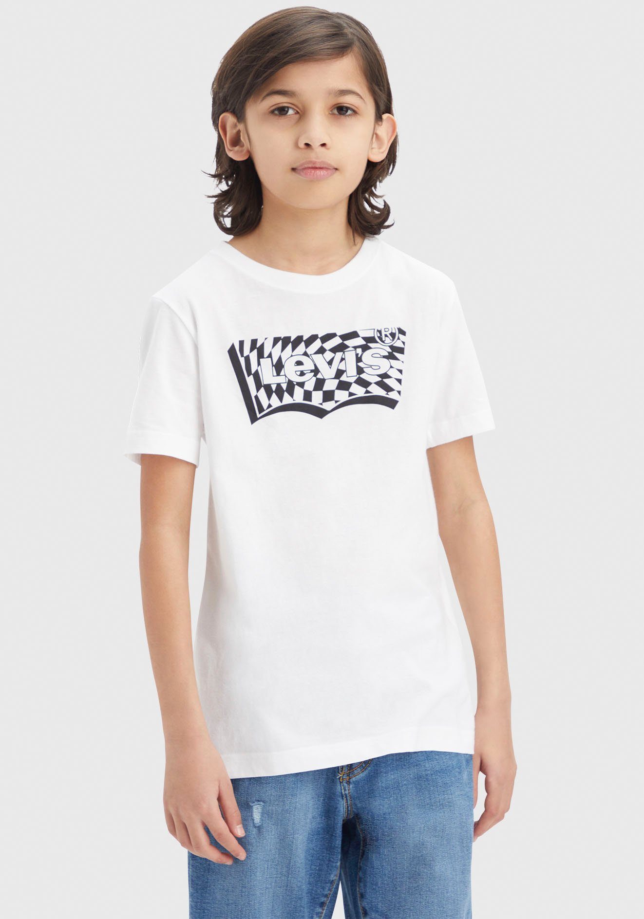 BATWING T-Shirt Levi's® TEE CHECKERED BOYS for LVB Kids