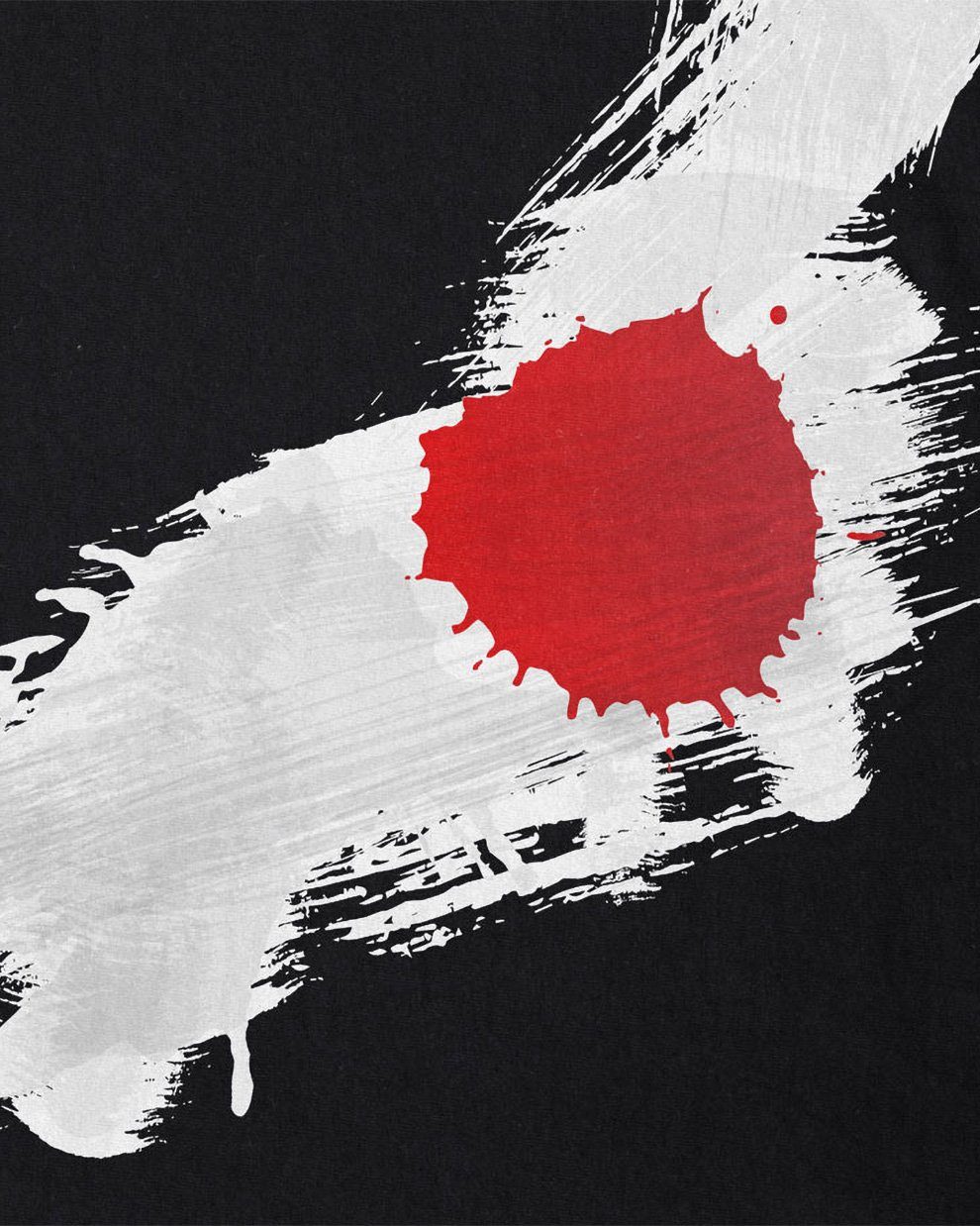 style3 T-Shirt Flagge Japan Fußball Sport Nihon WM EM Fahne