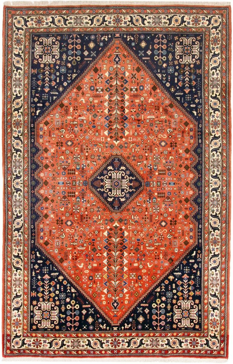 Orientteppich Abadeh 205x315 Handgeknüpfter Orientteppich / Perserteppich, Nain Trading, rechteckig, Höhe: 8 mm