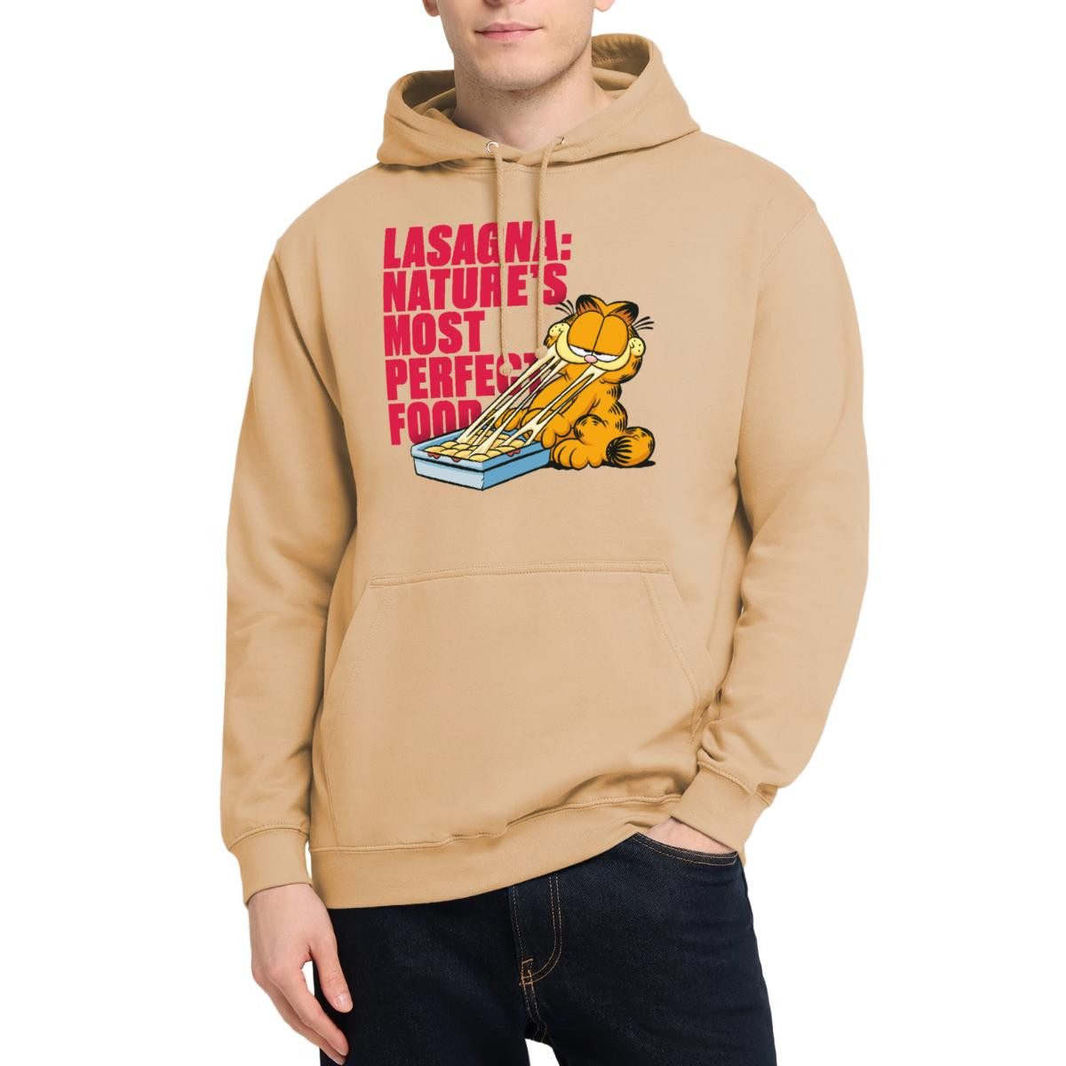 Spreadshirt Hoodie Garfield Lasagne Das Perfekte Essen Unisex Hoodie (1-tlg)