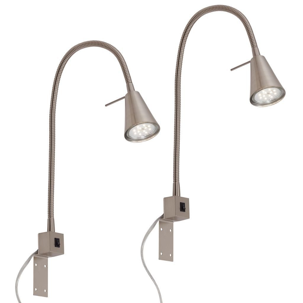 Briloner Leuchten Tischleuchte 2080022B, LED wechselbar, 2700K - Extra-Warmweiß