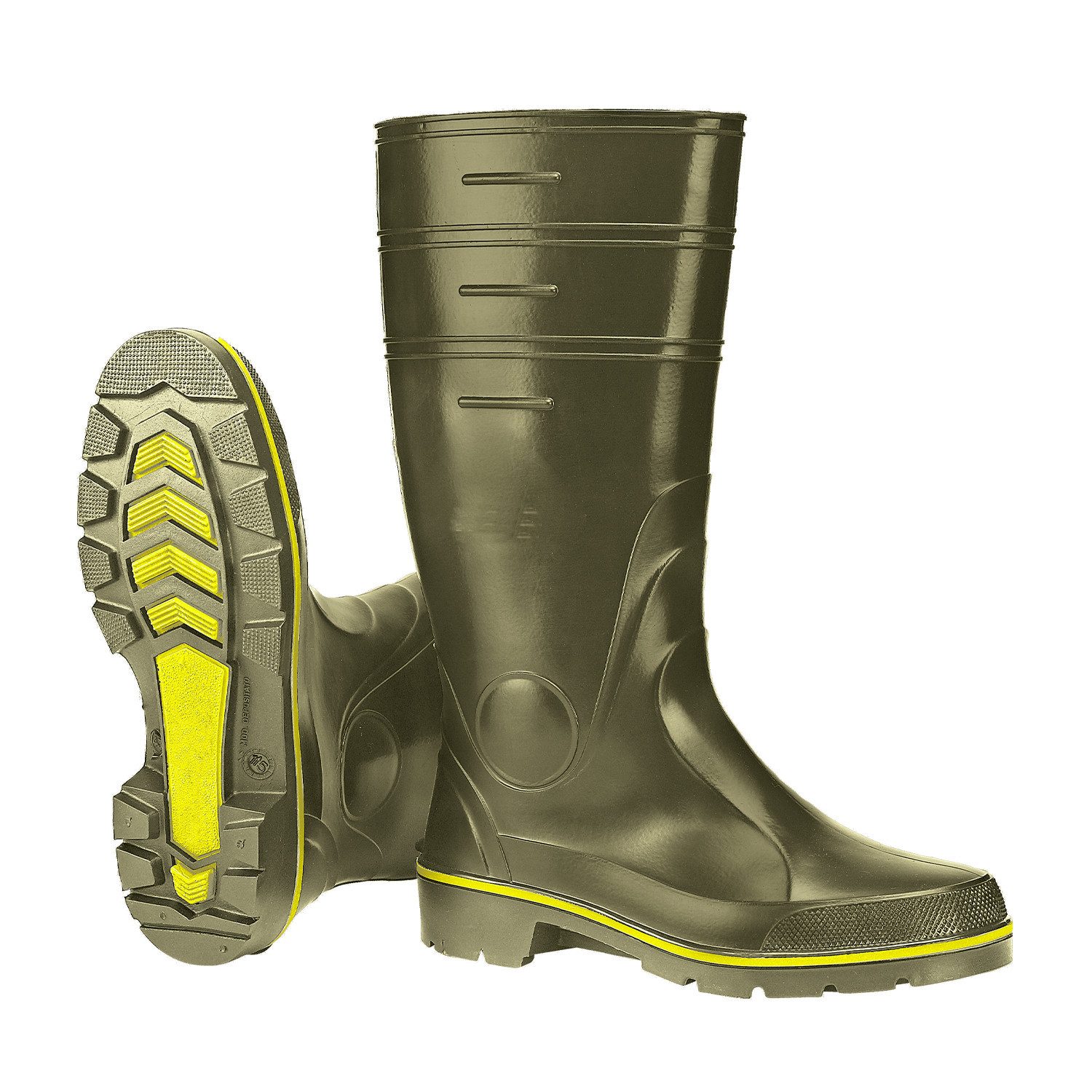 SCHEIBLER WORKWEAR Nitril Regenstiefel Hoch Gummistiefel günstig online kaufen