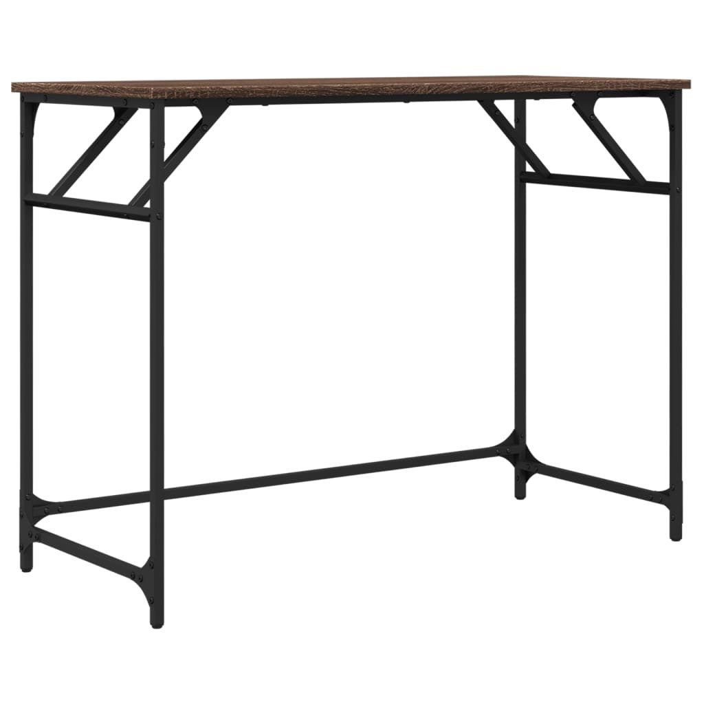 vidaXL Schreibtisch Schreibtisch Braun Eichen-Optik 100x45x76cm günstig online kaufen