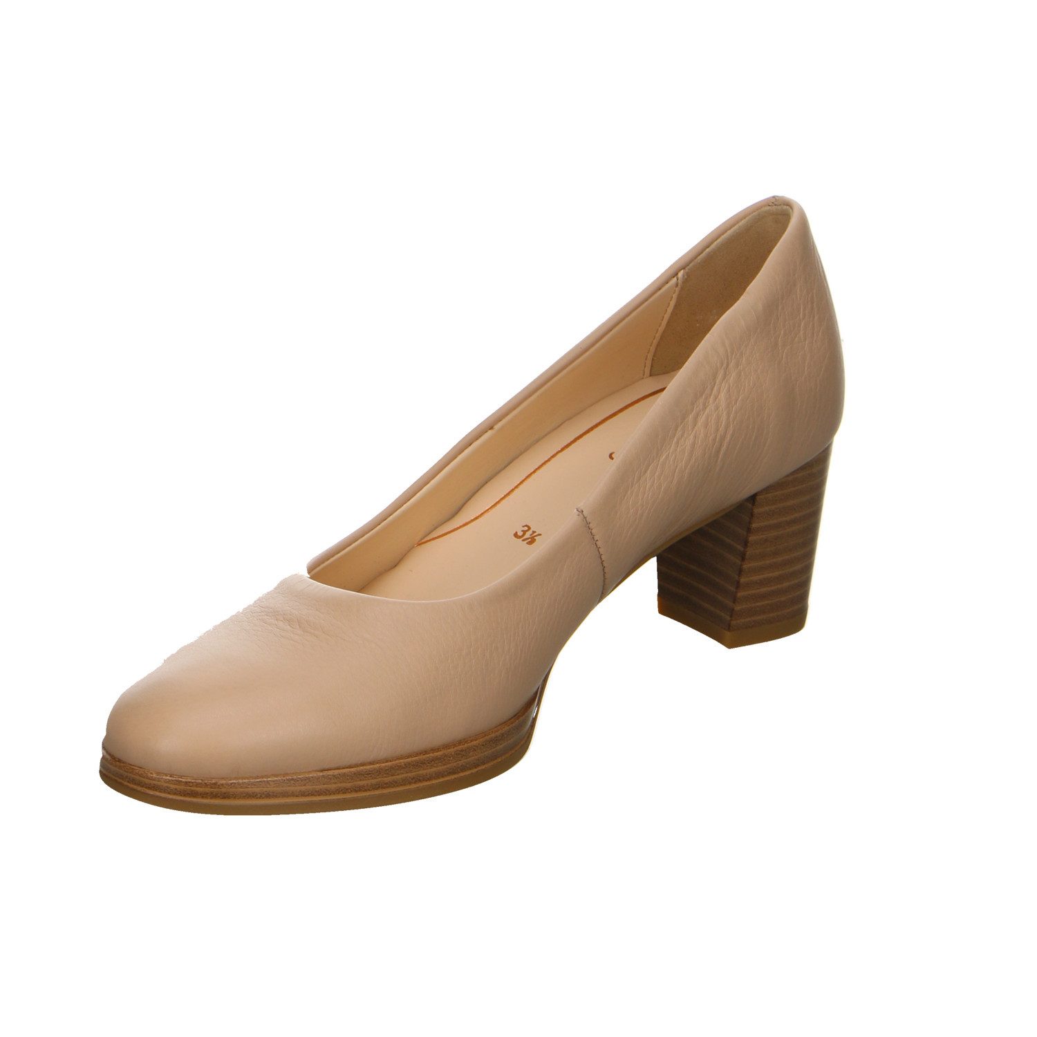 Ara Ara Leder Pumps mittlerer Absatz beige Pumps