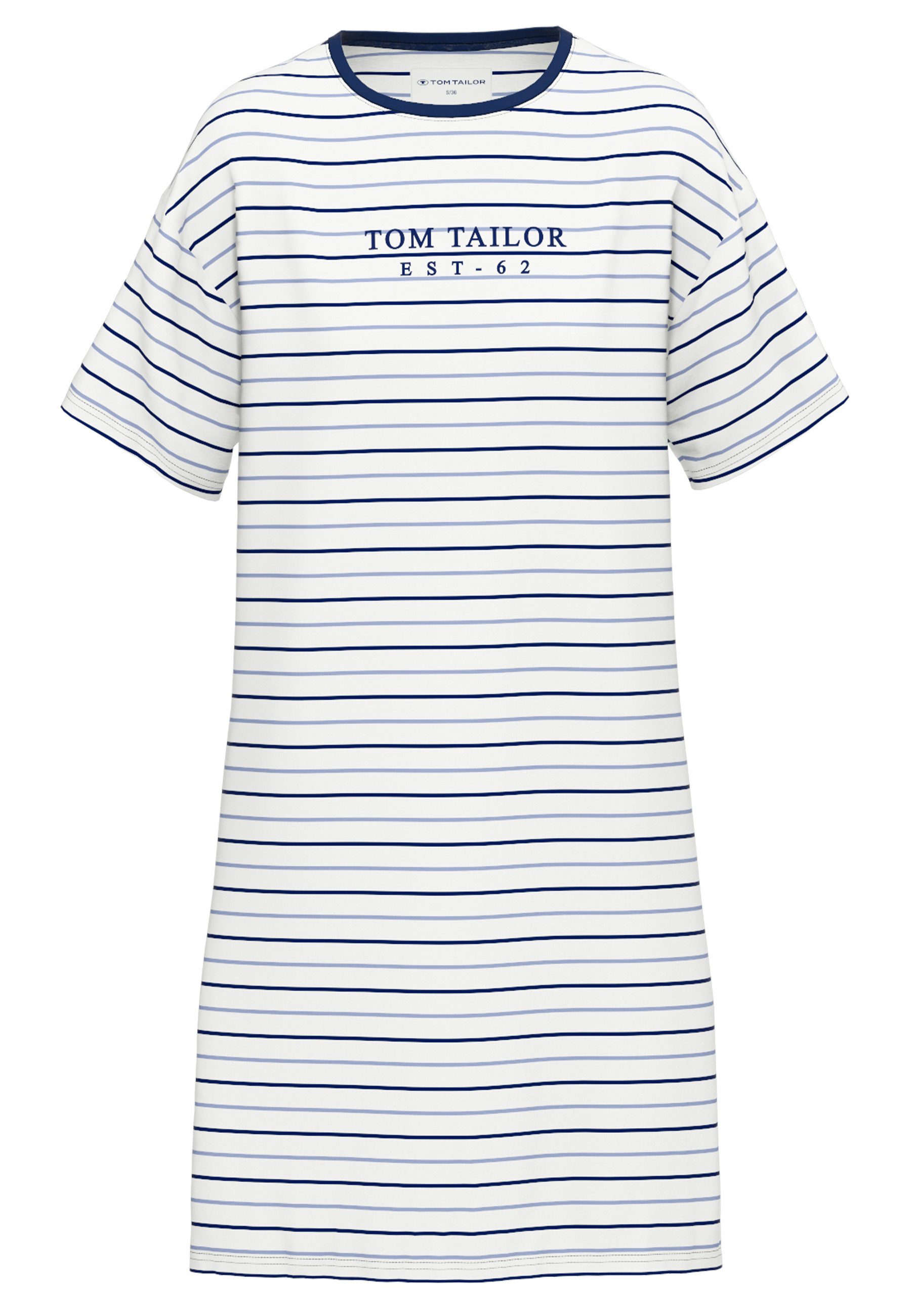 TOM TAILOR Nachthemd Zaria Allover gestreift günstig online kaufen
