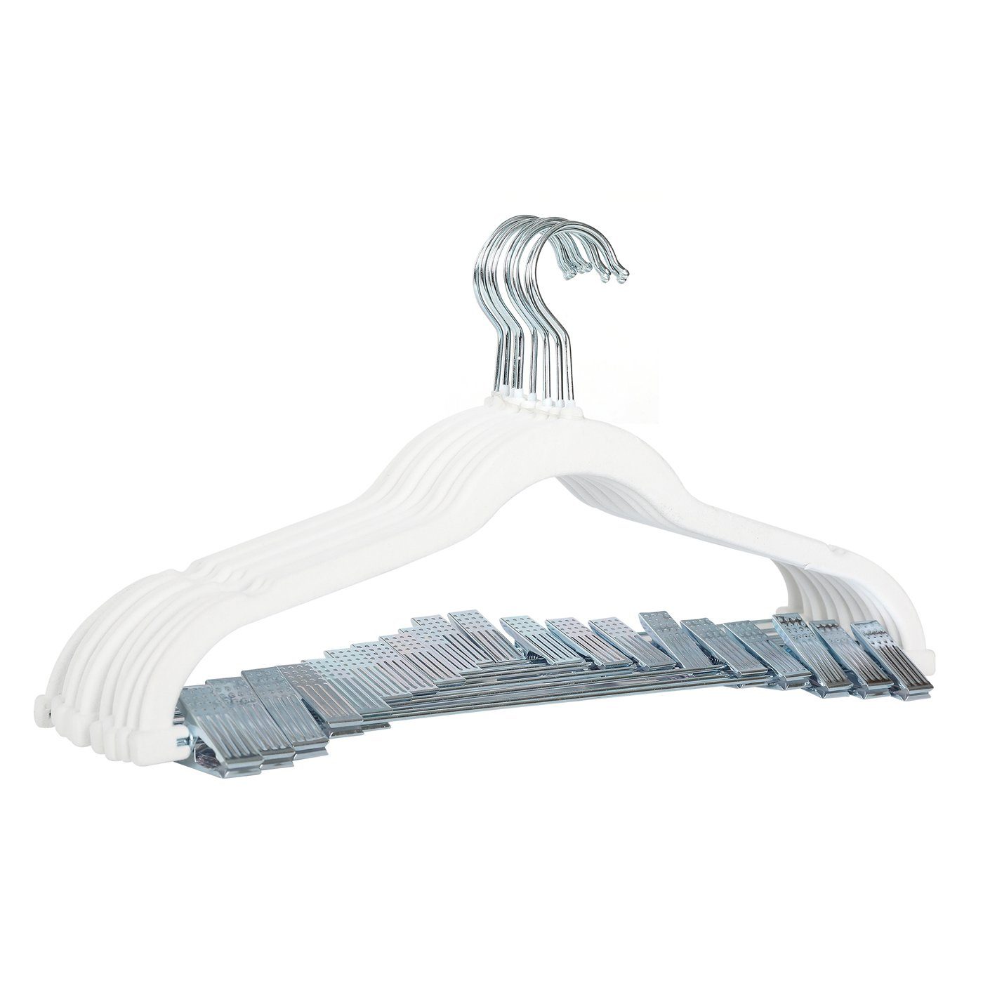 SVITA Kleiderbügel Anzugbügel mit Hosenclips, (10-tlg), günstig online kaufen