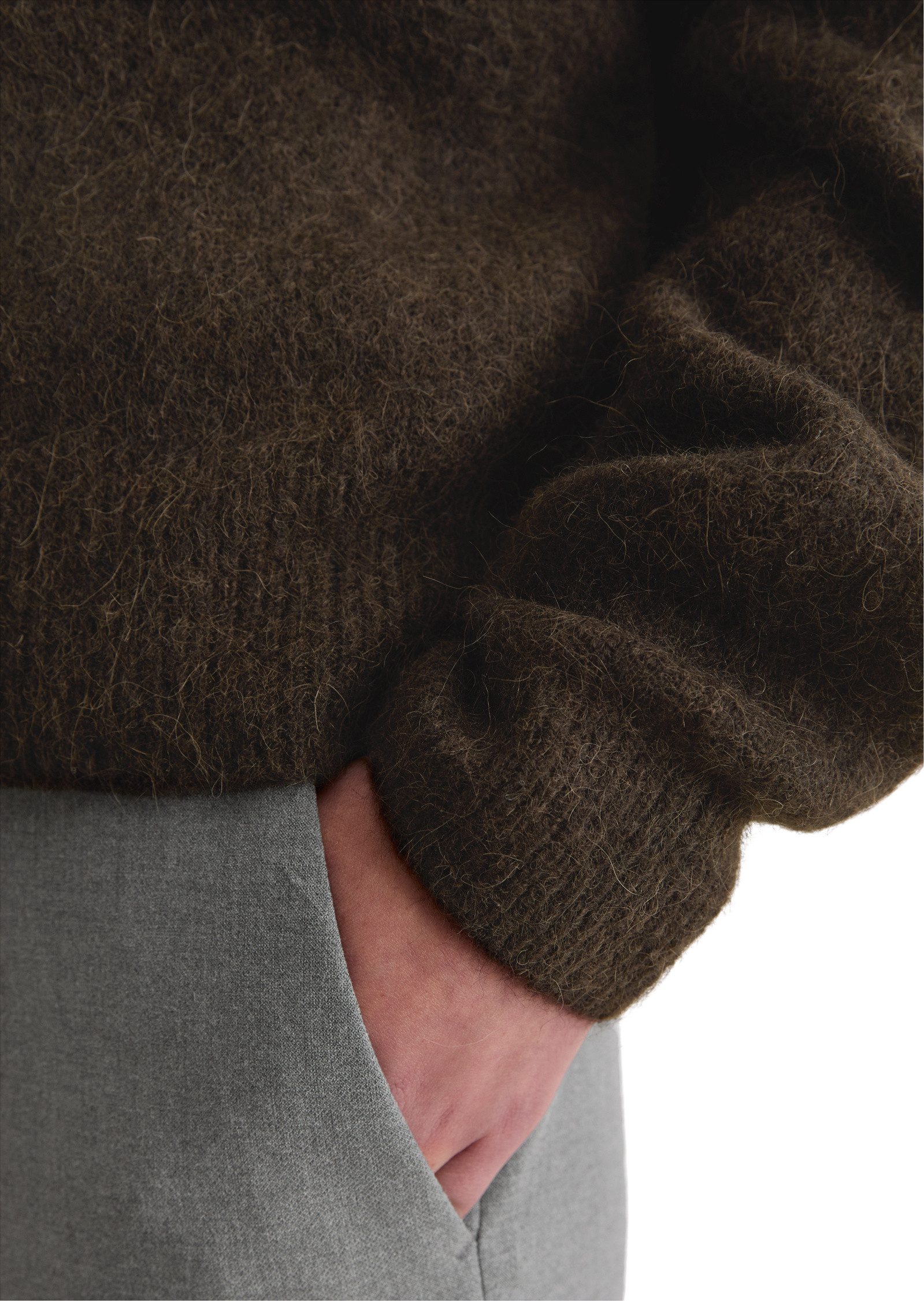 Marc O'Polo DENIM Strickpullover aus kuscheligem Alpakawolle-Mix