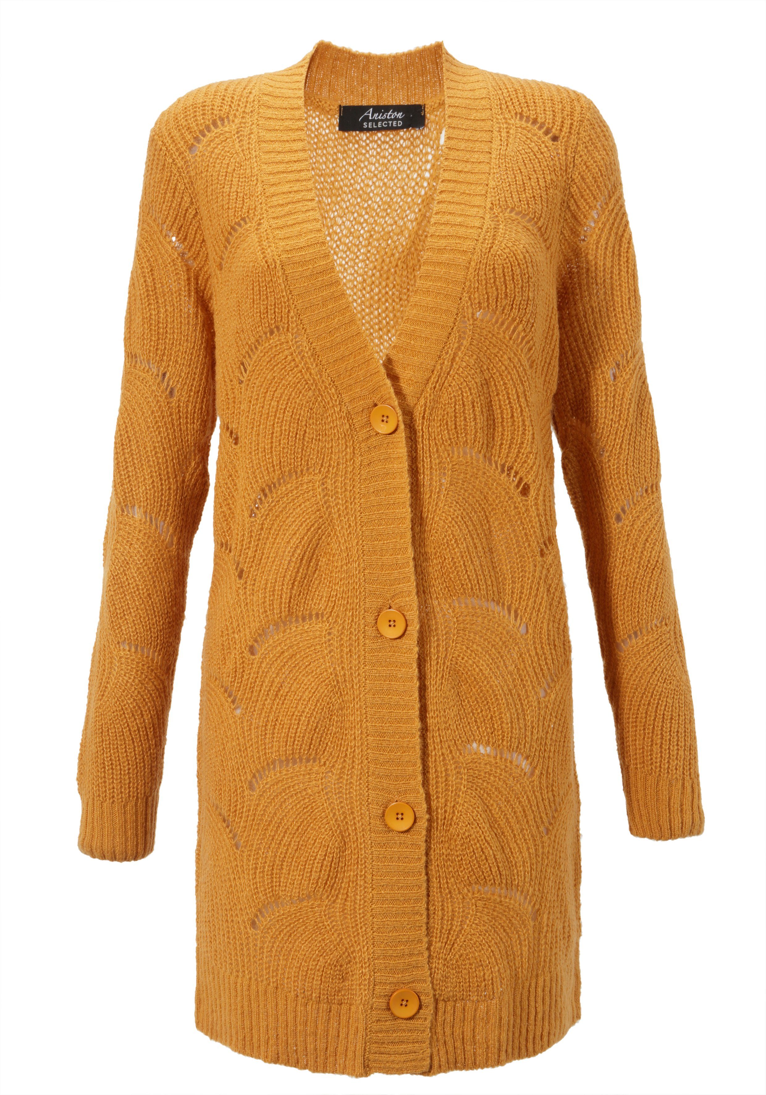 Longstrickjacke