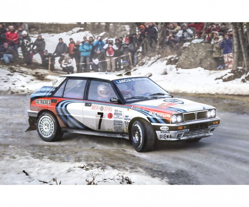 Modellbausatz Italeri 1:24 Lancia HF Integrale Auto Plastik Modellbau Bausatz