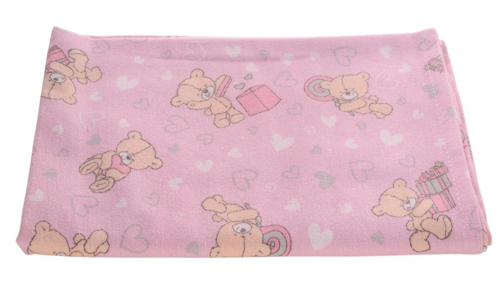 La Bortini Betttuch Baby Wickeltuch Tuch Spucktuch groß 78 x 120cm Babytuch günstig online kaufen