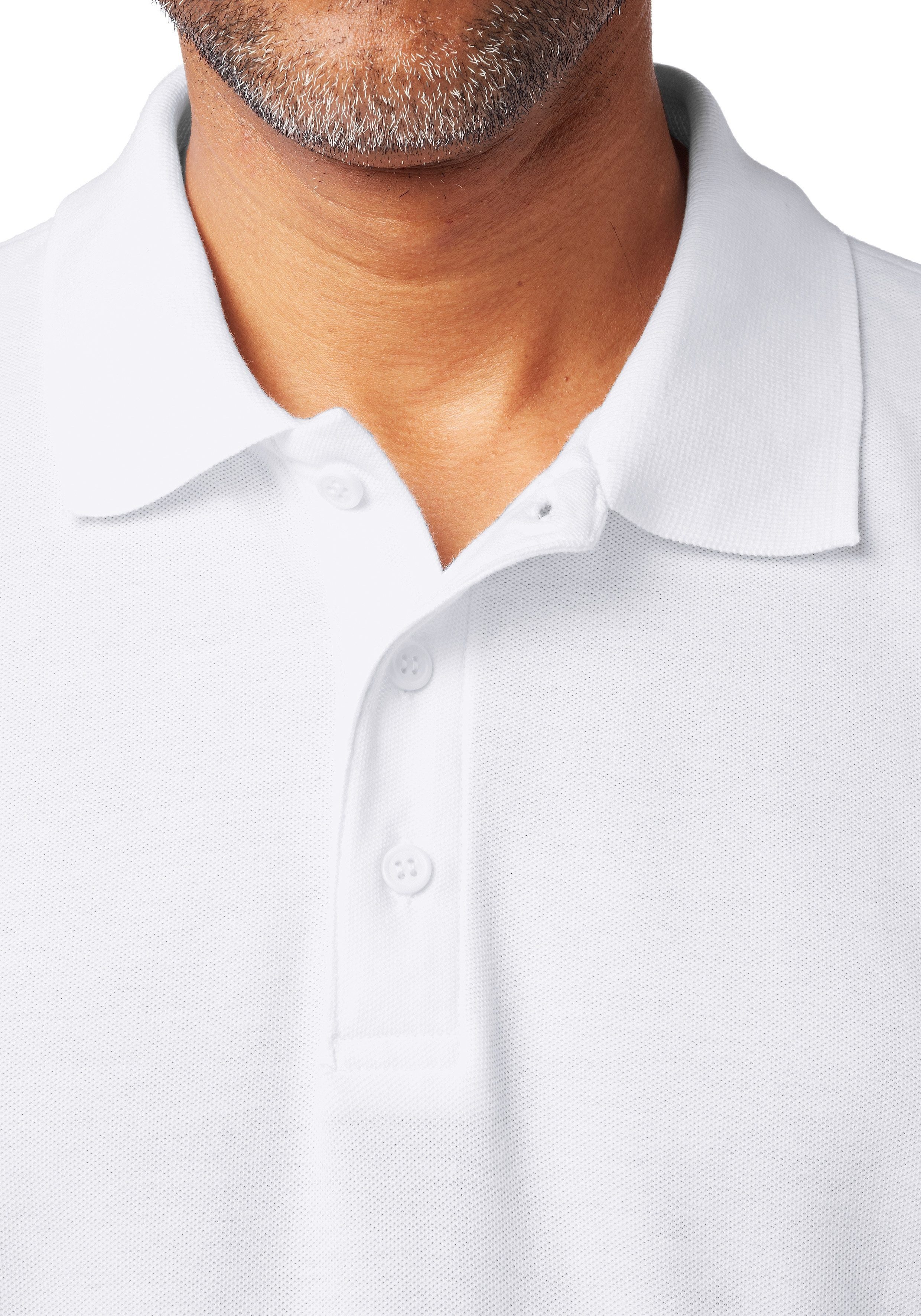 Fruit of the Loom Poloshirt Piqué, unifarben – Bild 4 von 5