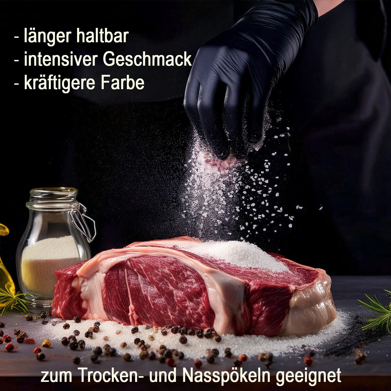 Moritz Räucherbox 2000g Nitritsalz 0,4-0,5% Pökelsalz Salzmischung Nitrit Salz NPS Salz zum Pökeln