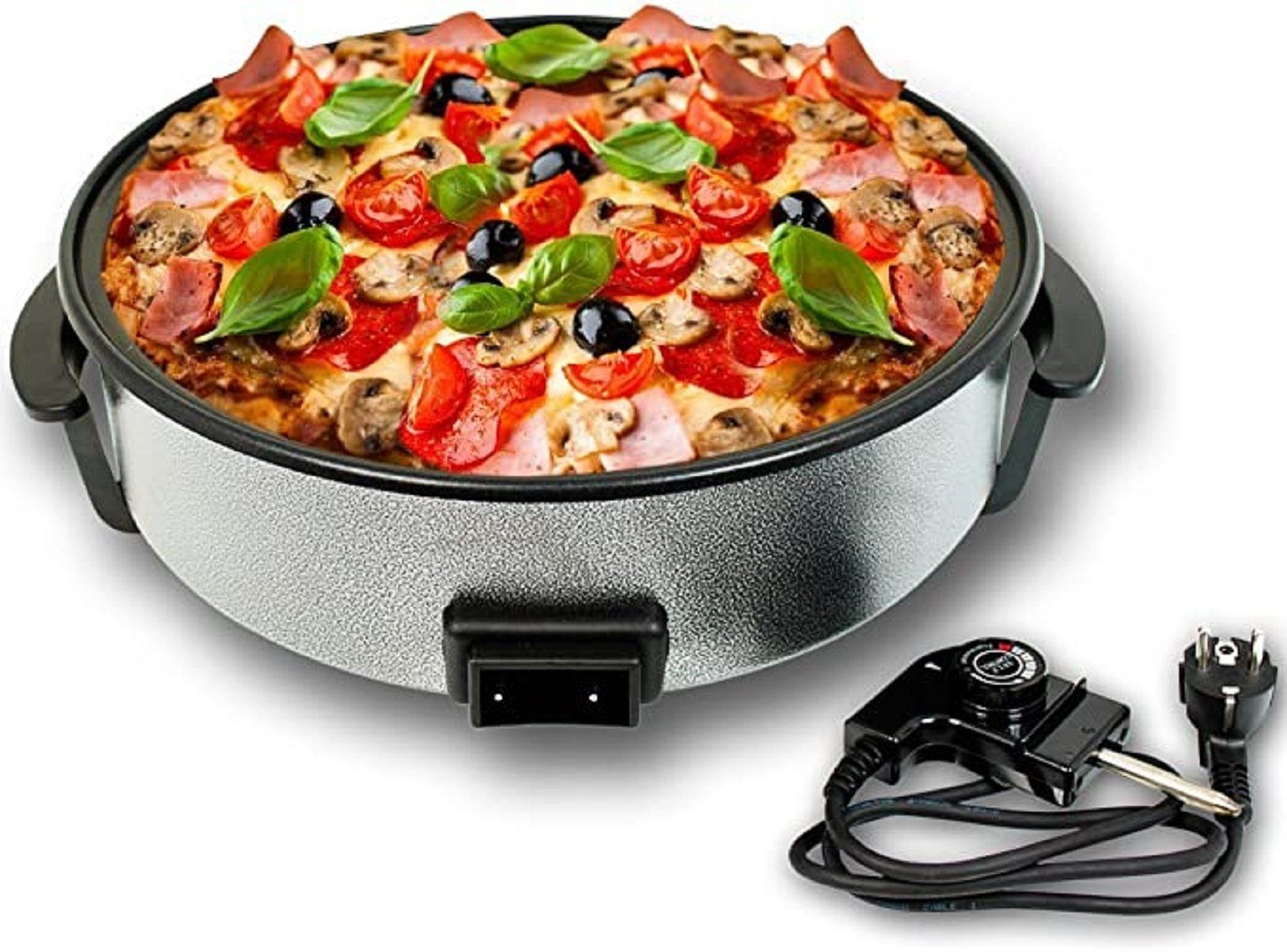 Antihaft Pizzapfanne 42x9cm Elektrische COFI Partypfanne W 1500,00 1453 Beschichtet,