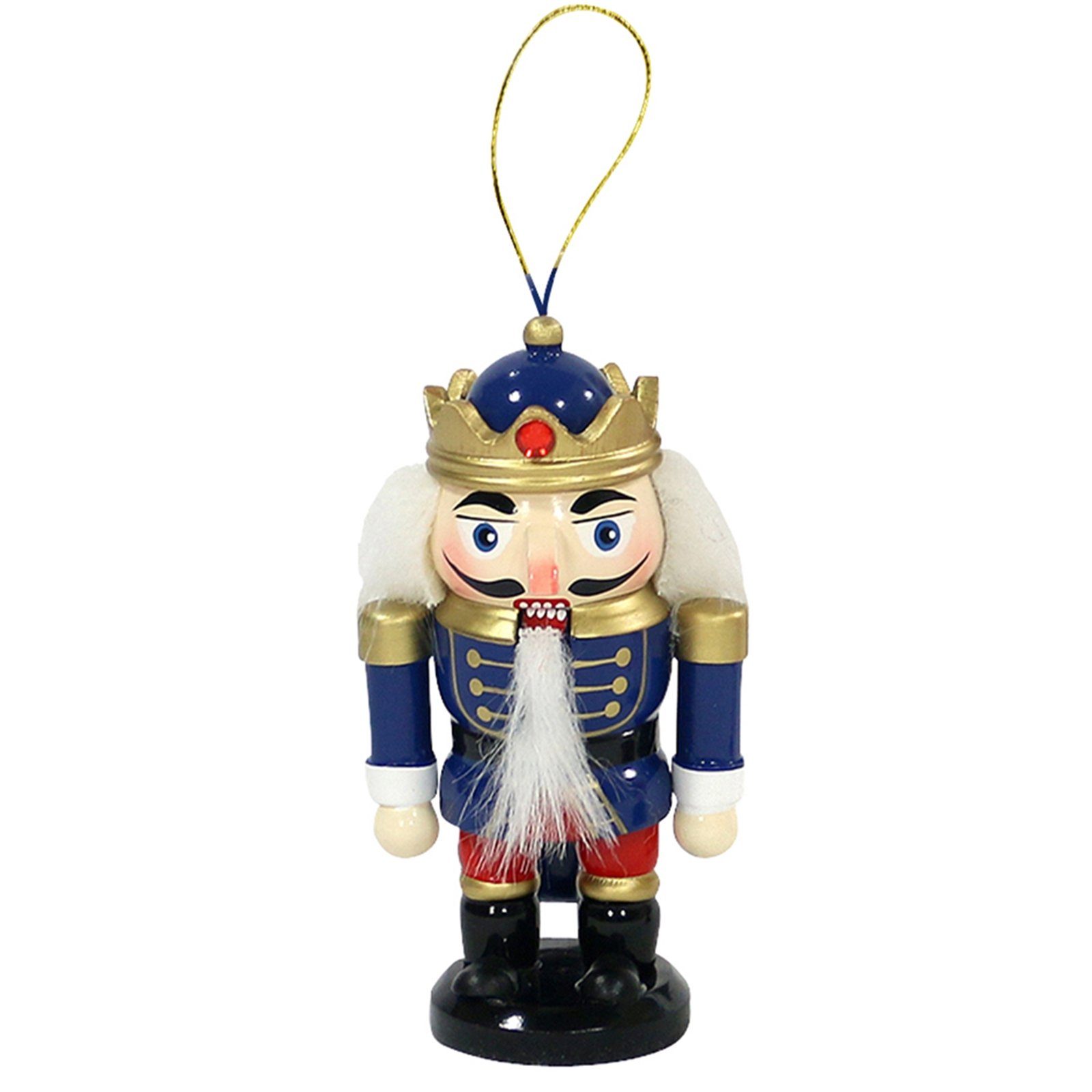 SIGRO Weihnachtsfigur Holz Nussknacker 3er Set günstig online kaufen