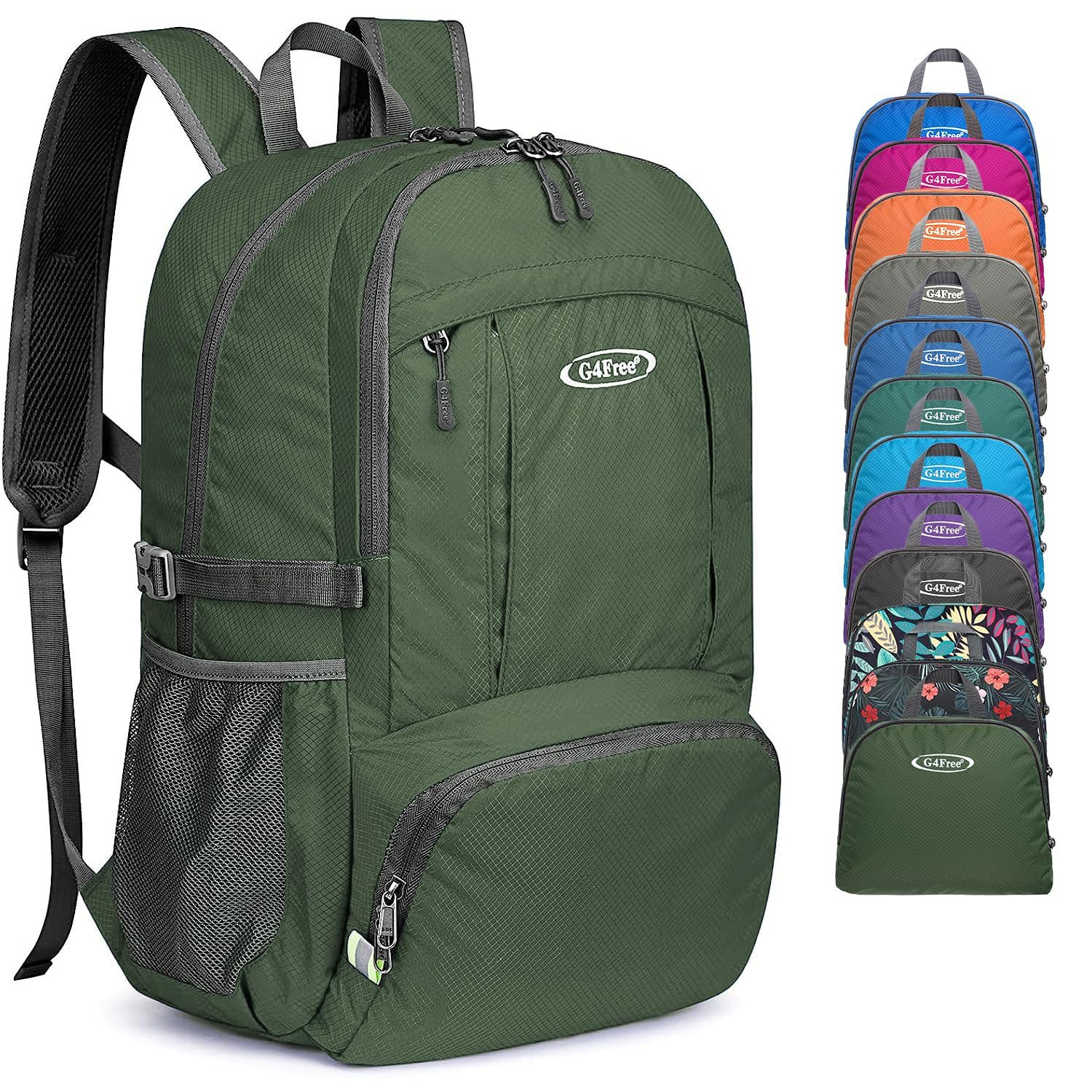 G4Free Wanderrucksack, 40-Liter-faltbarer, wasserdichter Rucksack günstig online kaufen