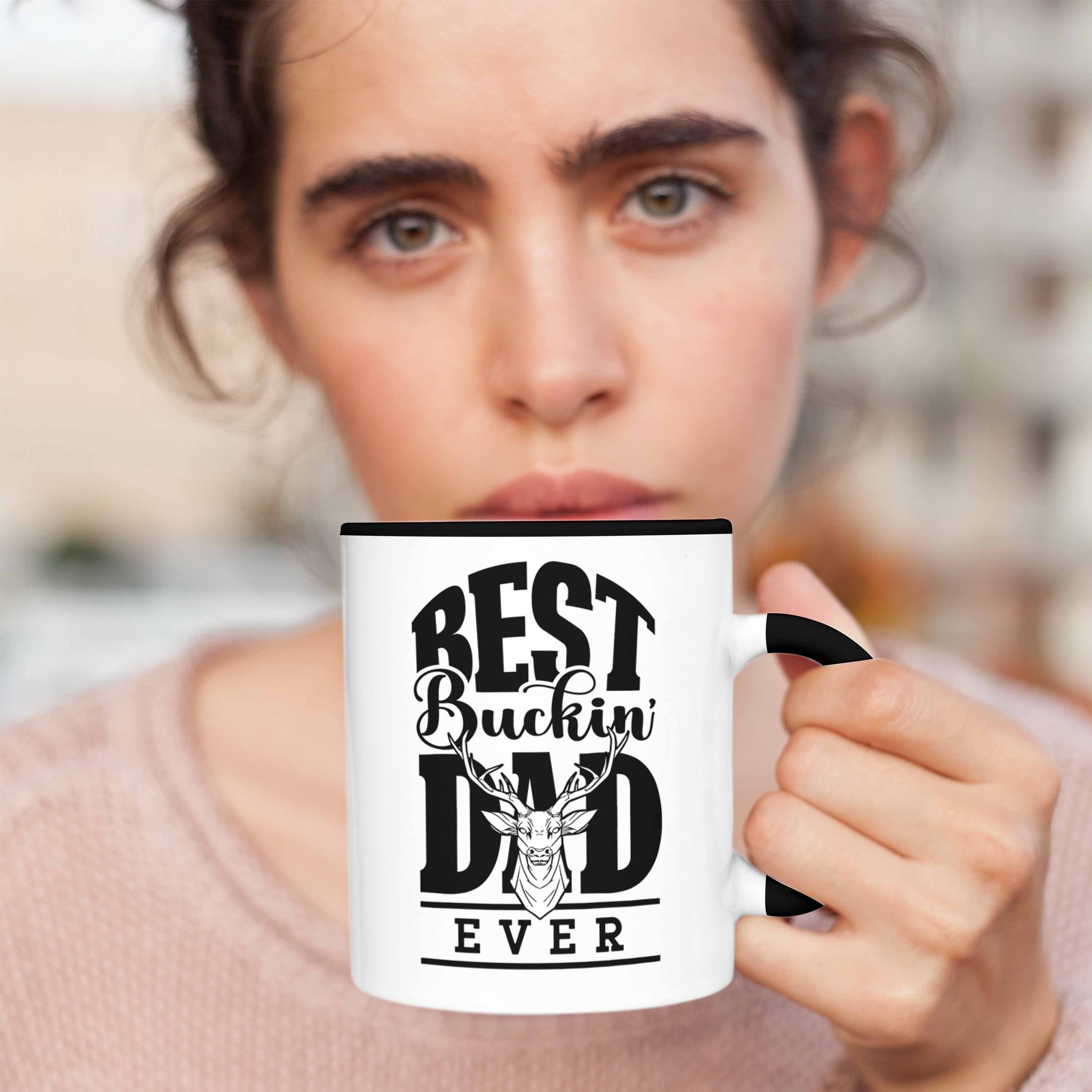 Jäger-Tasse Schwarz Ever" Dad Geschenk "Best Tasse Vater Buckin Trendation Vatertag