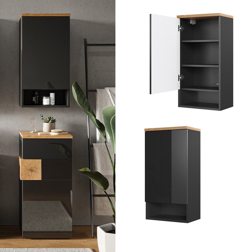 Vicco Hängeschrank Eden, Anthrazit/Artisan-Eiche, 40 x günstig online kaufen