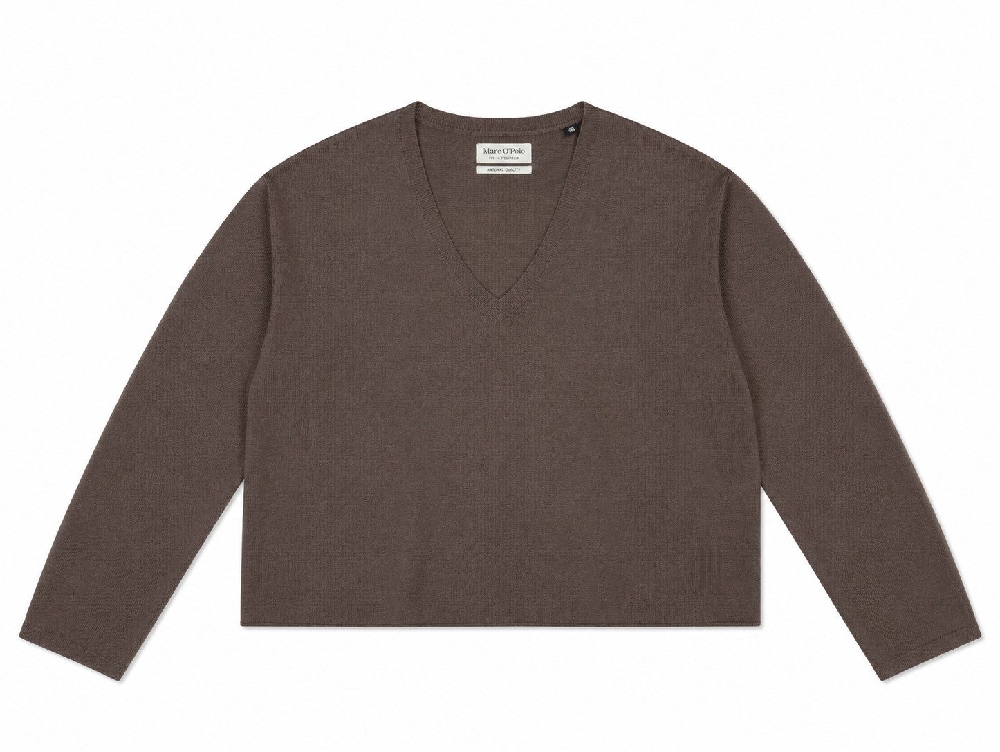 Strickpullover aus Merinowolle-Viskose-Mix