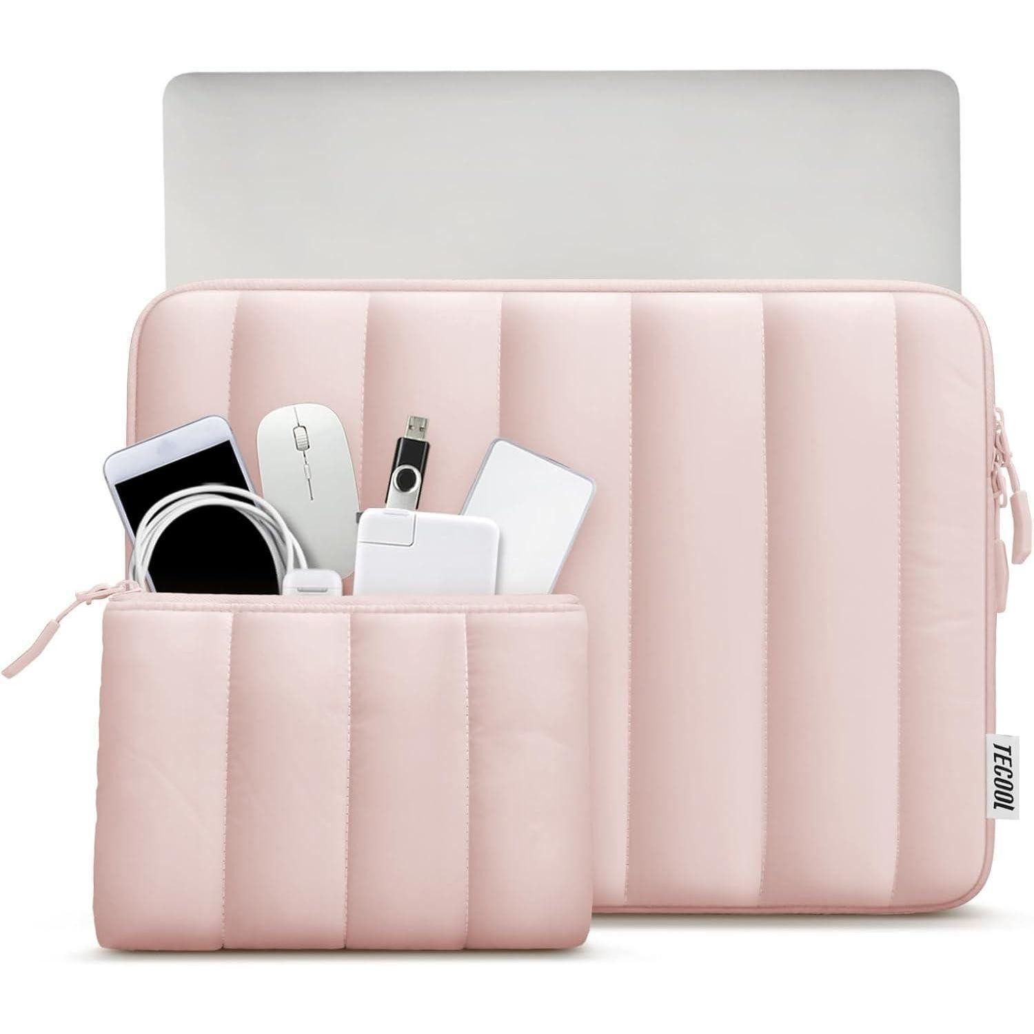 LuxusKollektion Laptoptasche Laptoptasche Wasserdicht Stoßfest Sleeve Notebook 15 15,6 Zoll Rosa
