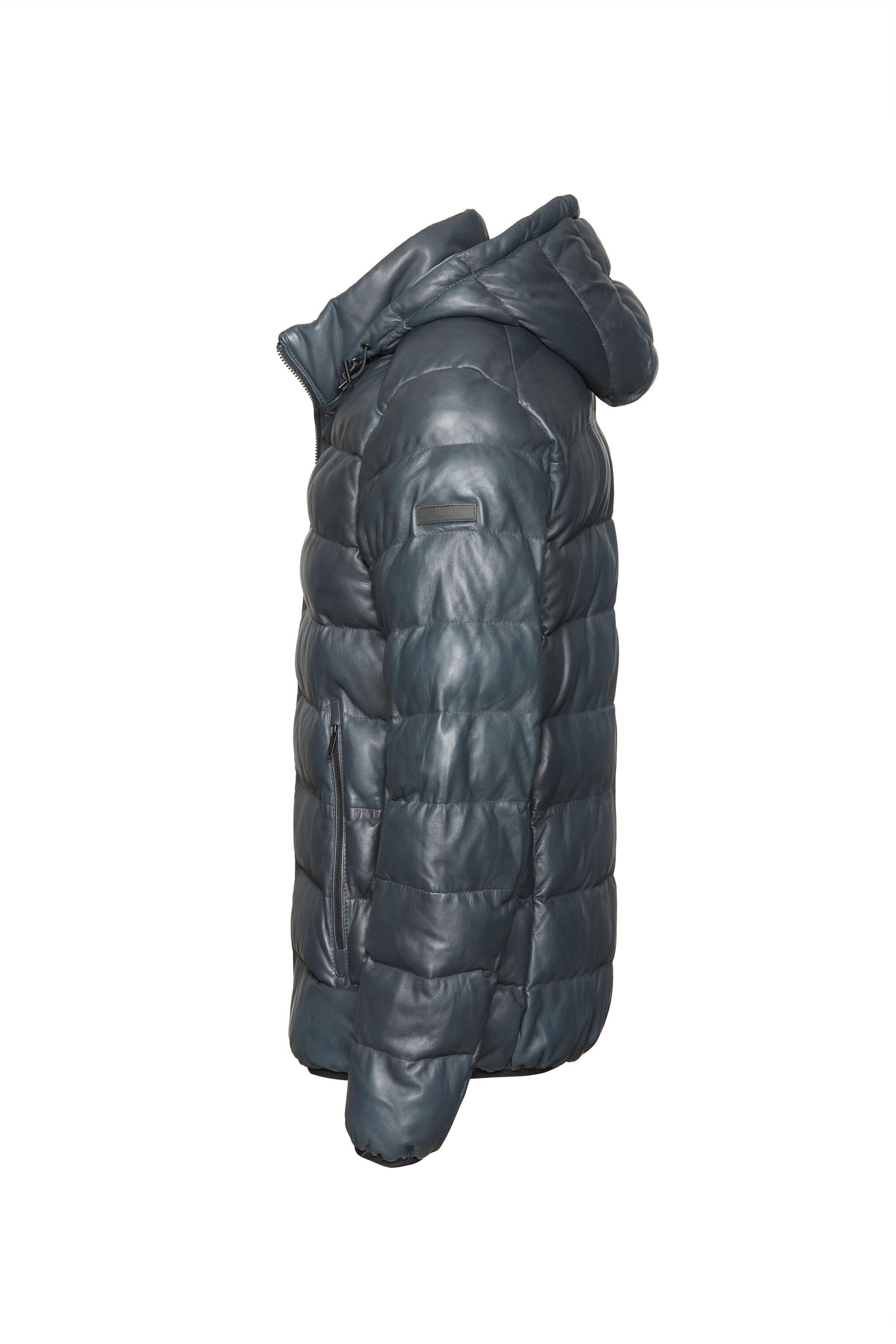 bugatti Lederjacke BUCLAUDIUS (1-St) mit Reißverschlusstaschen