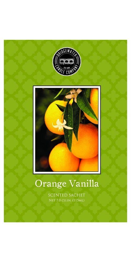 Bridgewater Candle Company Raumduft Duftsachet Orange Vanilla 115ml, Parfümierte Tonerde im Duftbeutel