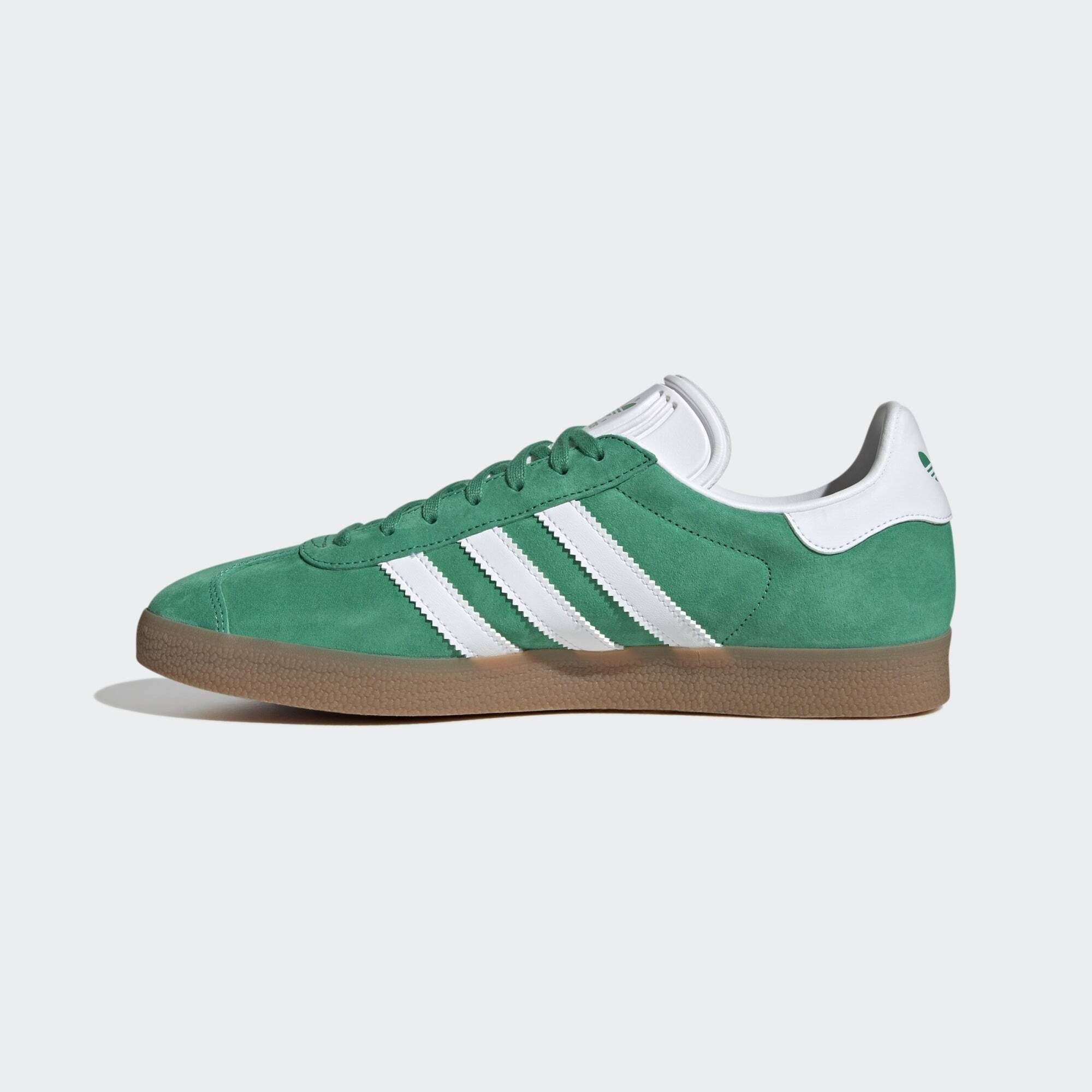 White SCHUH Originals Green / Gum / adidas Cloud GAZELLE Court Sneaker