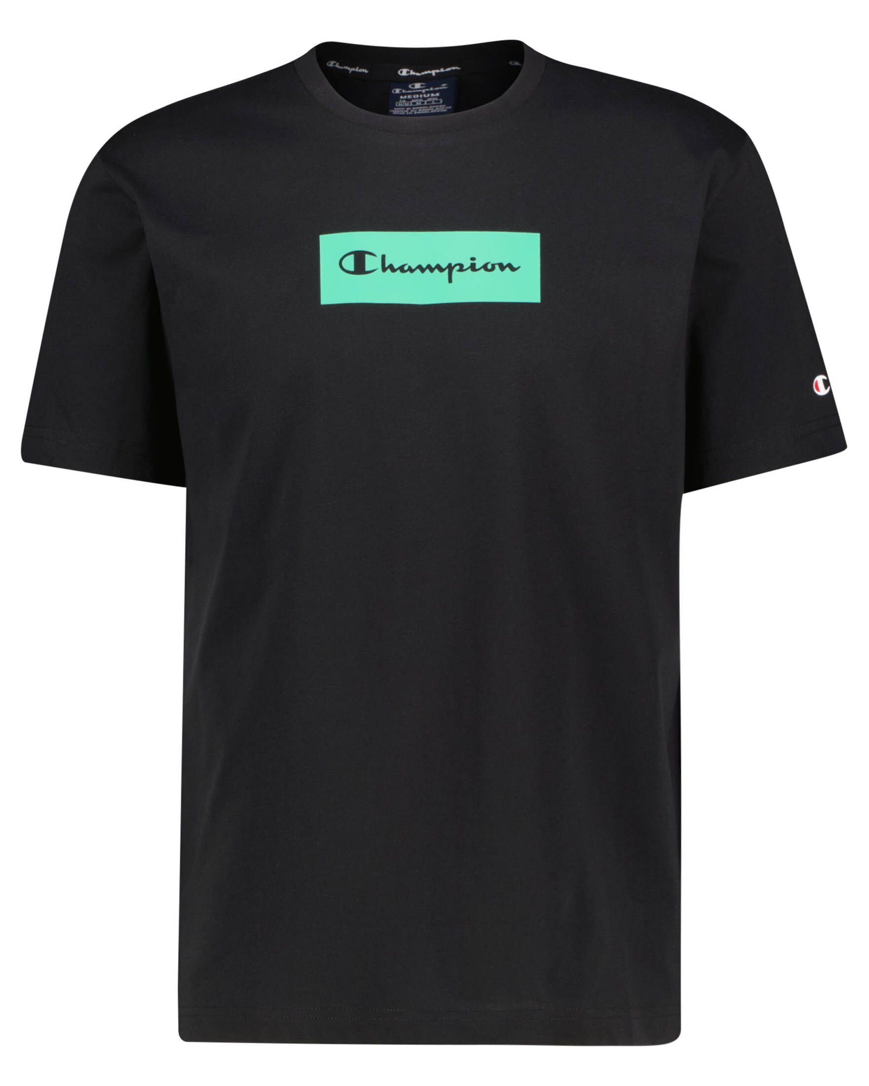Champion T-Shirt Herren T-Shirt schwarz (1-tlg) Pastels" "American (15)
