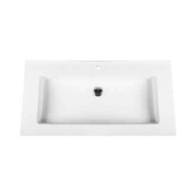 Veroni Раковини BETA60 (einzel, 1-St), Veroni Solid Surface Mineralguss Раковини Waschtisch 60cm