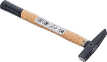 BGS technic Hammer Schlosserhammer, Holz-Stiel, DIN 1041, 100 g