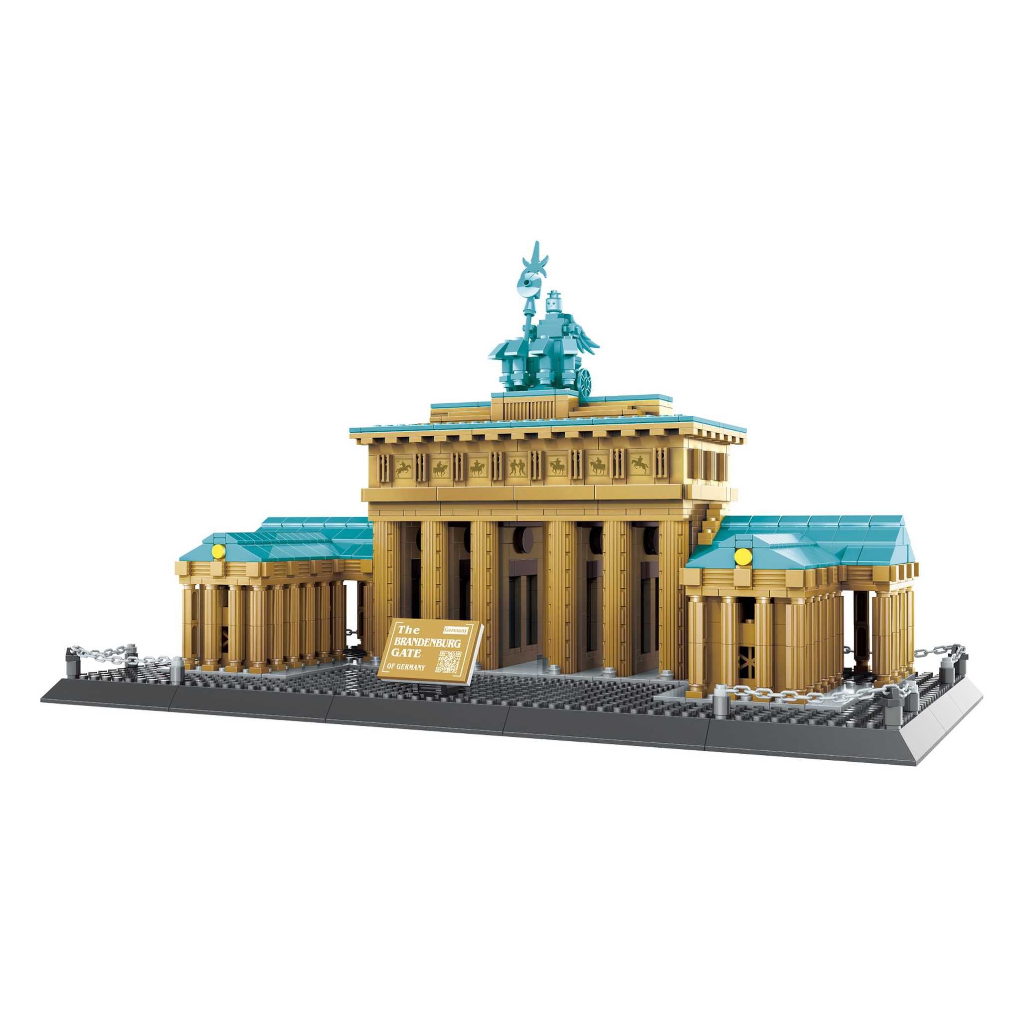 Wange 6211 - Brandenburger Tor (Wange) Spielbausteine, (1552 St)