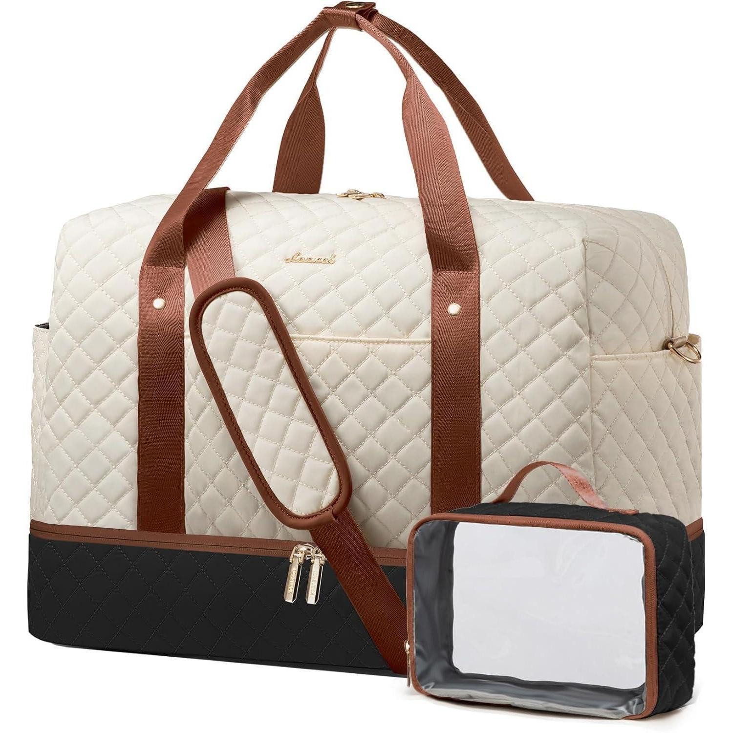 LuxusKollektion Reisetasche Reisetasche Damen Weekender Sporttasche mit Sch günstig online kaufen