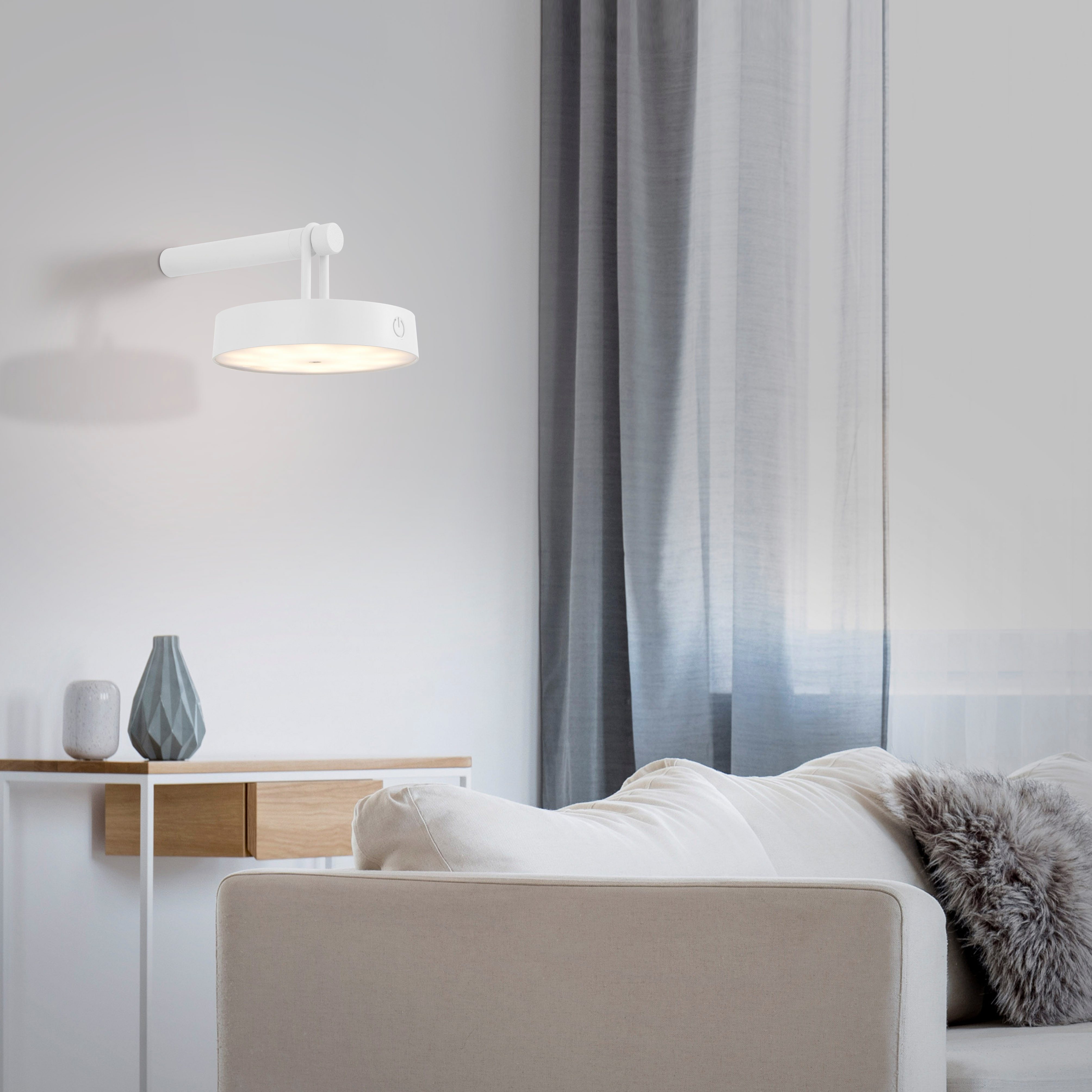 JUST LIGHT Wandleuchte ARMA, Dimmfunktion, LED günstig online kaufen