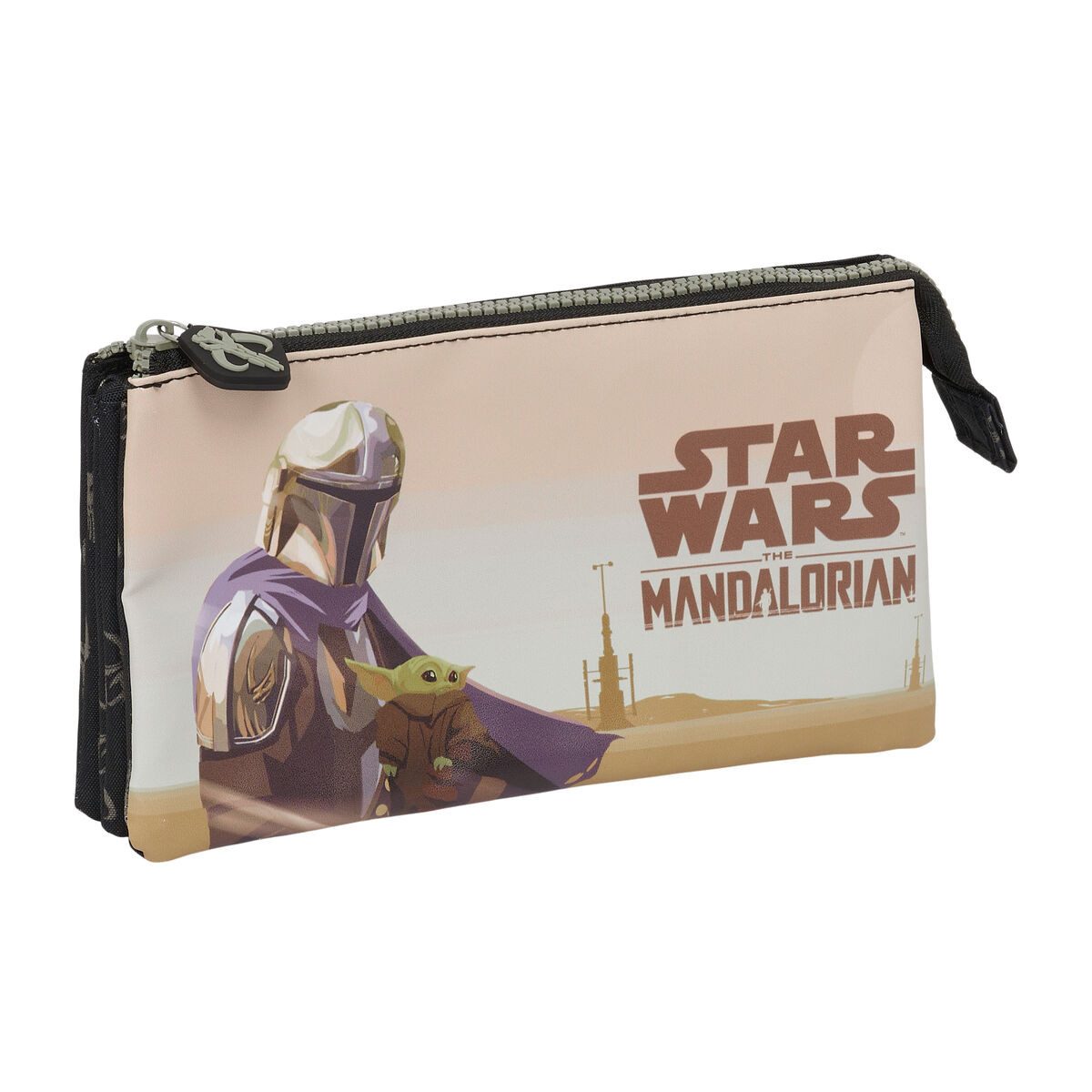The Mandalorian Federtasche Dreifaches Mehrzweck-Etui The Mandalorian This is the way Schwarz 22x1