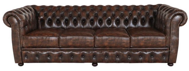 Indischesmoebelhausde Chesterfield-Sofa Viersitzer-Sofa Chesterfield Liverp günstig online kaufen