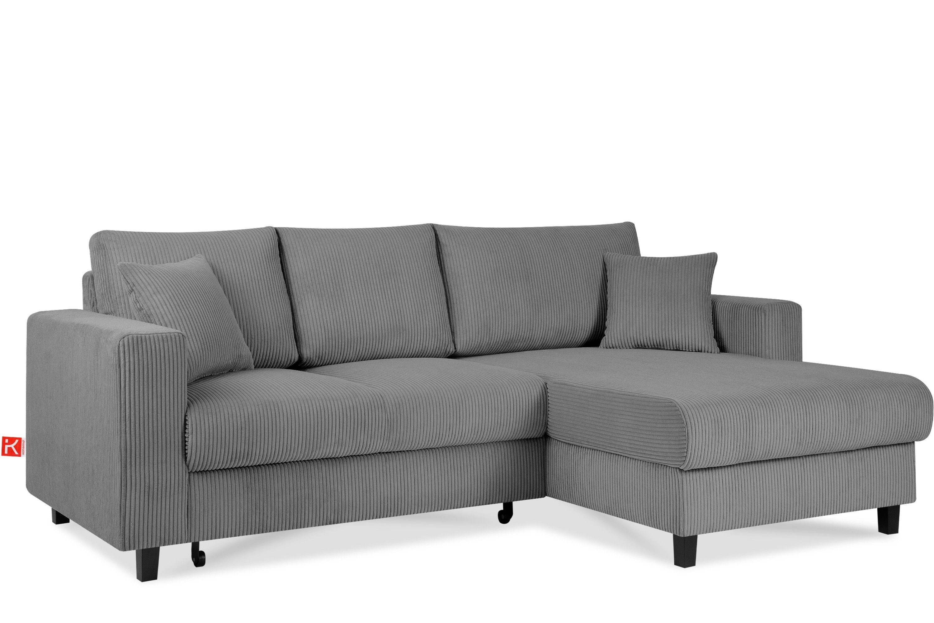 KONSIMO® Ecksofa Rechts Ecksofa EGRET, mit günstig online kaufen