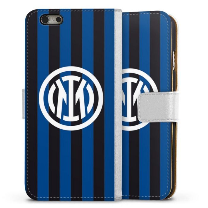 DeinDesign Handyhülle Inter Mailand Logo Offizielles Lizenzprodukt Apple iPhone 6 Hülle Handy Flip Case Wallet Cover Handytasche Leder