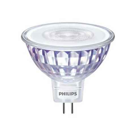 Philips LED-Leuchtmittel Philips Master LED GU5.3 MR16 5.5W=35W 12V 36° Warmweiß 3000K DIMMBAR, GU 5,3, Warmweiß