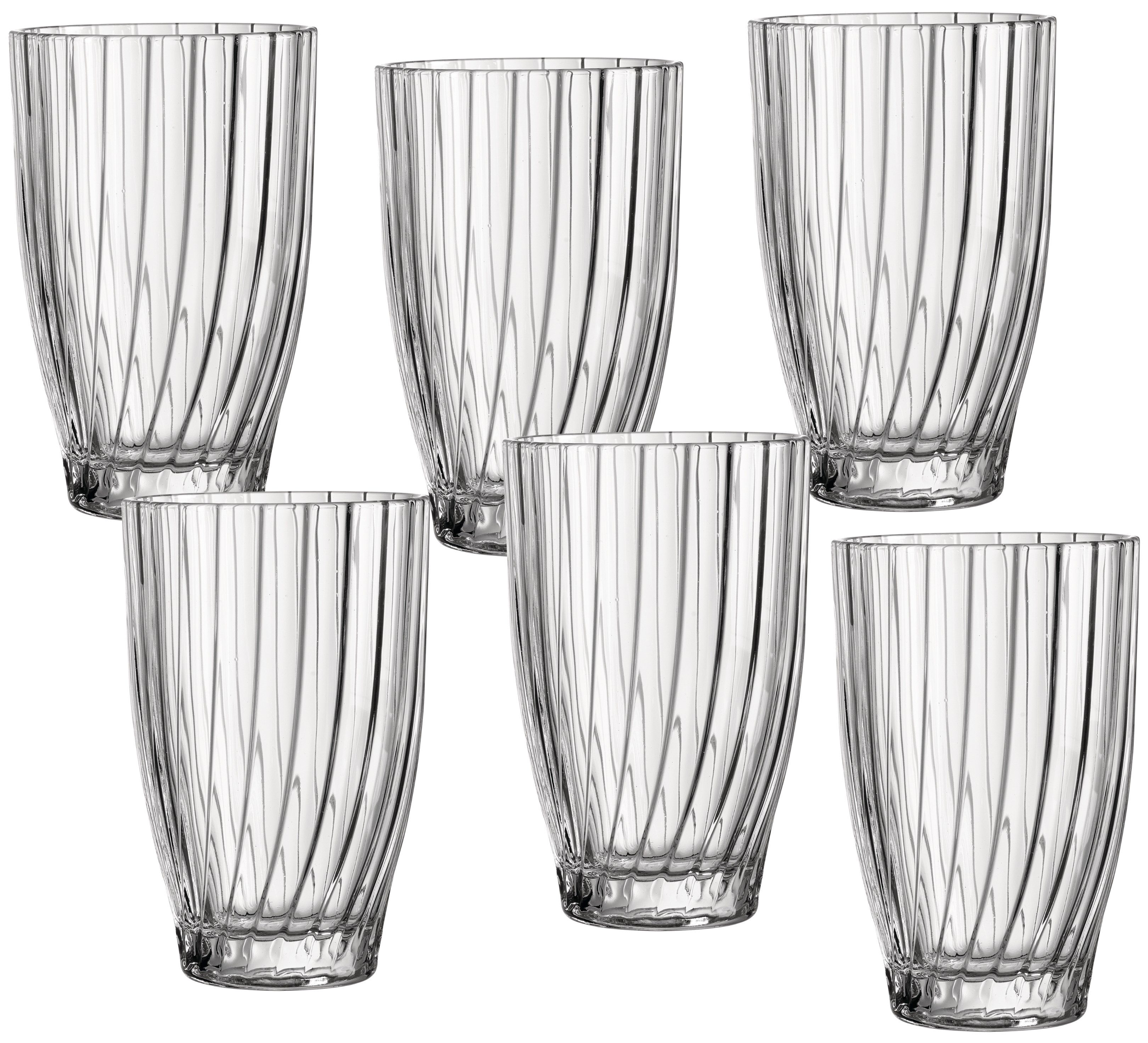 Ritzenhoff & Breker Gläser-Set Samba, 6-tlg., Glas, je 350 ml