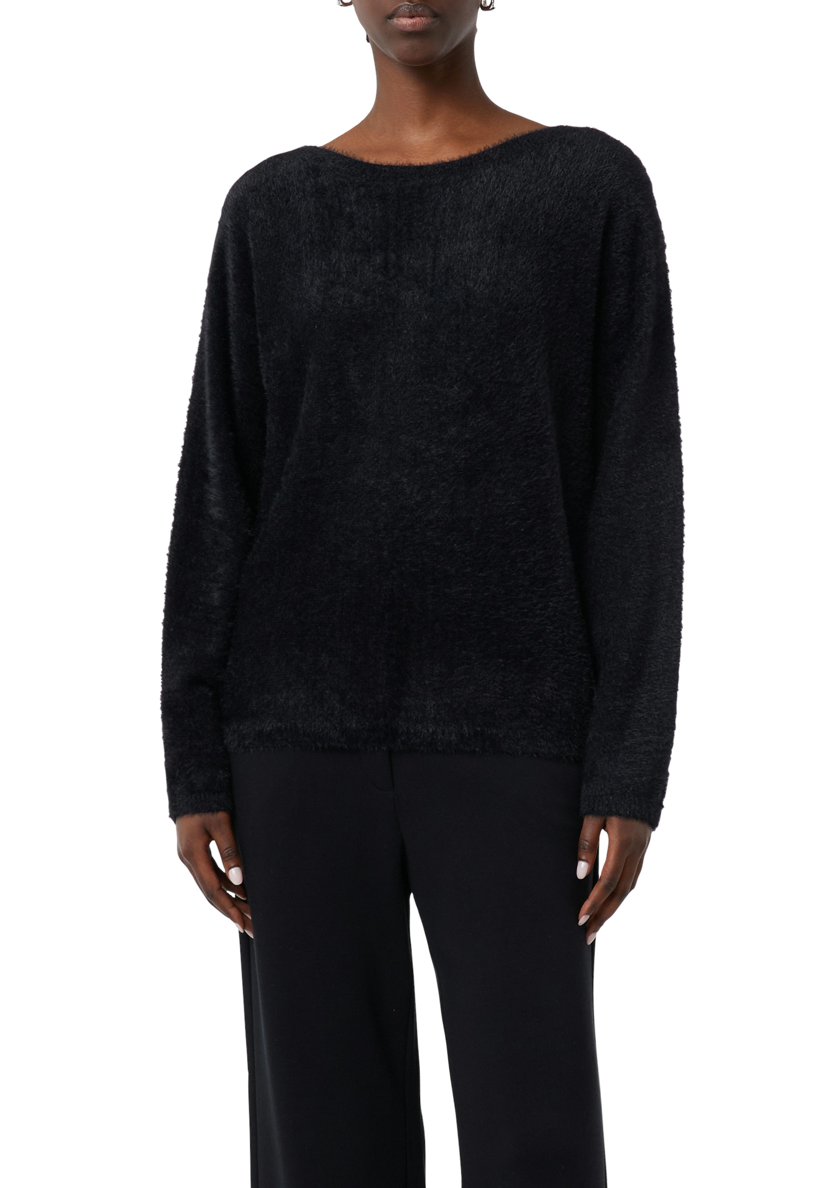 comma Strickpullover mit extra weichem Plüsch